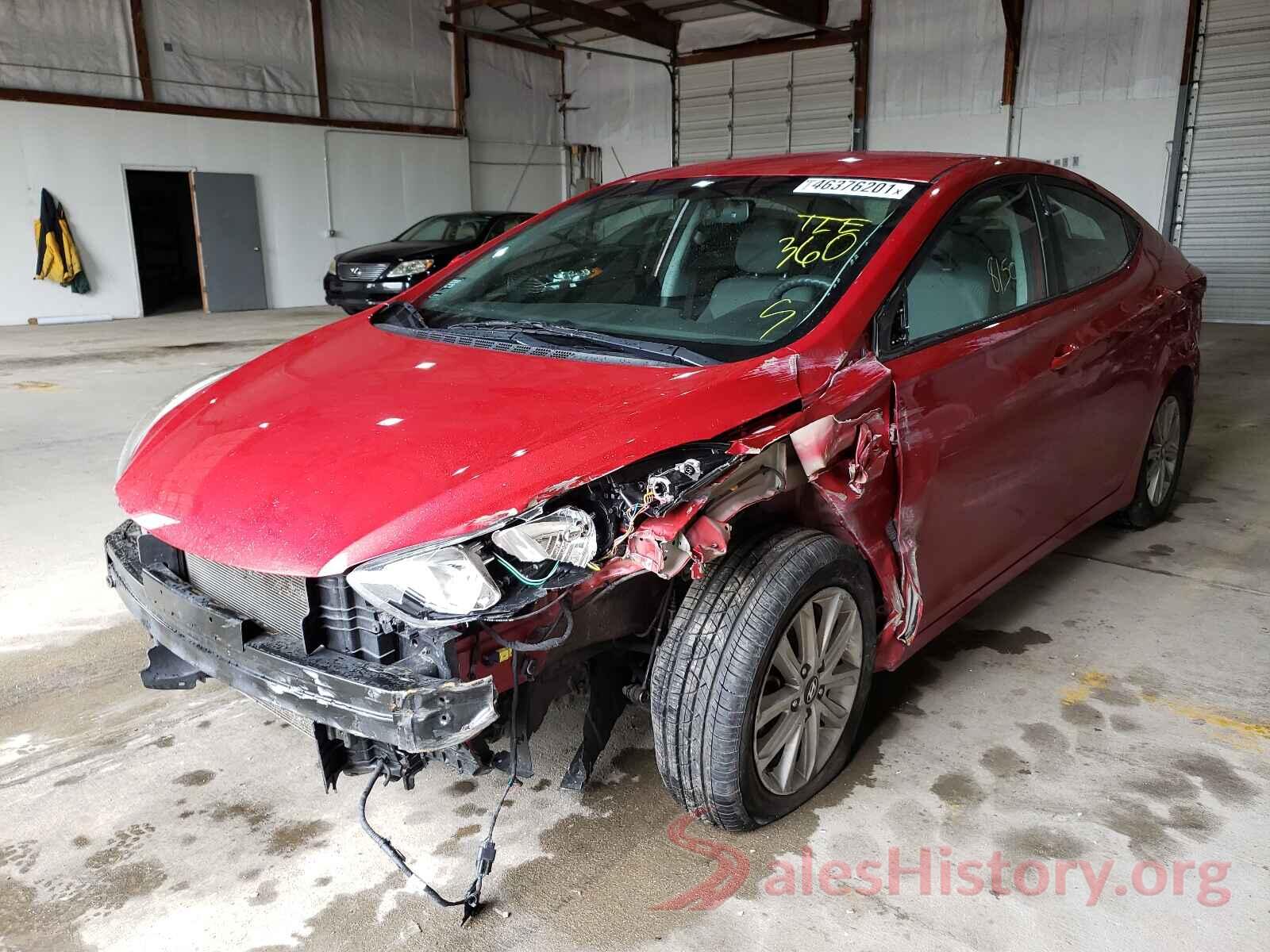 KMHDH4AE1GU518533 2016 HYUNDAI ELANTRA