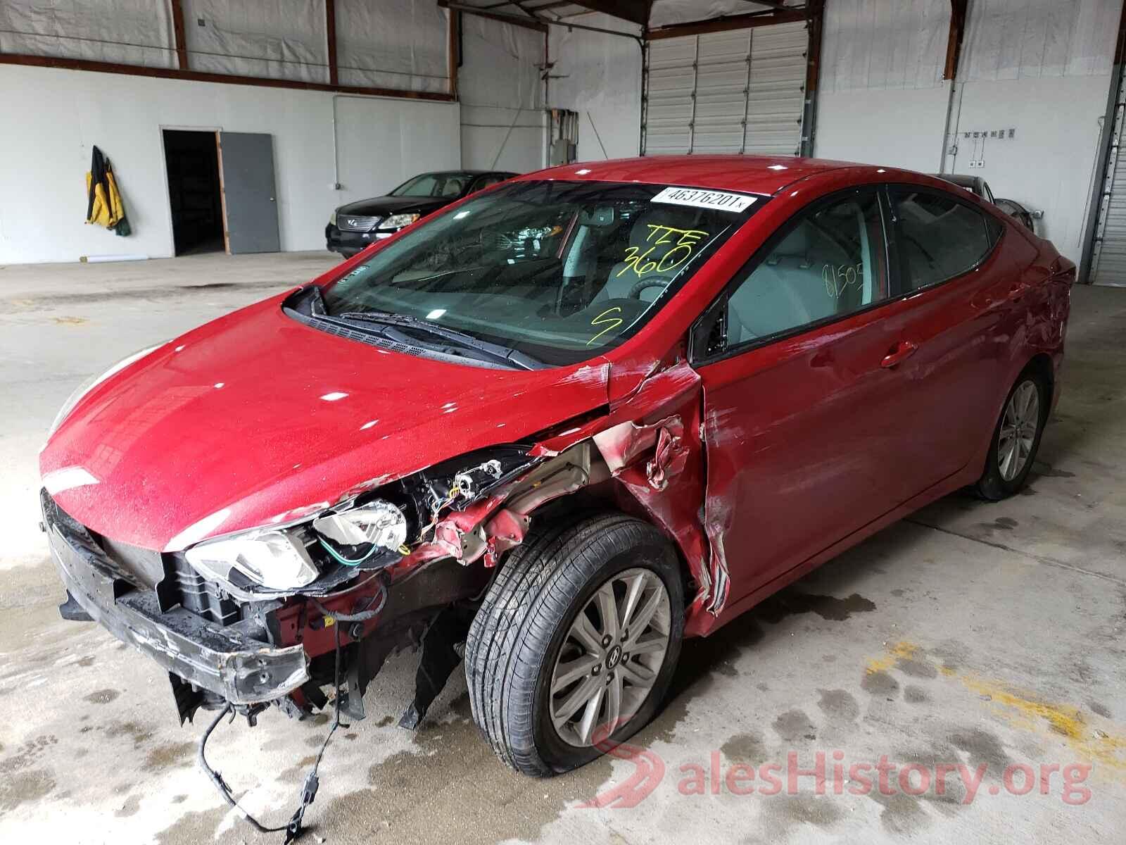 KMHDH4AE1GU518533 2016 HYUNDAI ELANTRA