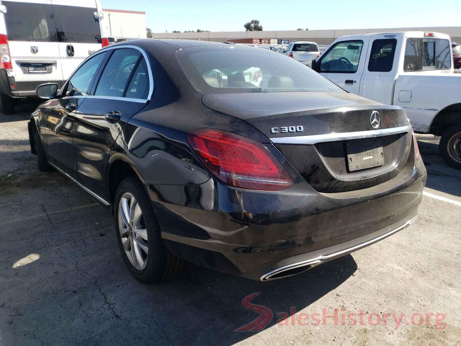 55SWF8EB3KU315766 2019 MERCEDES-BENZ C-CLASS