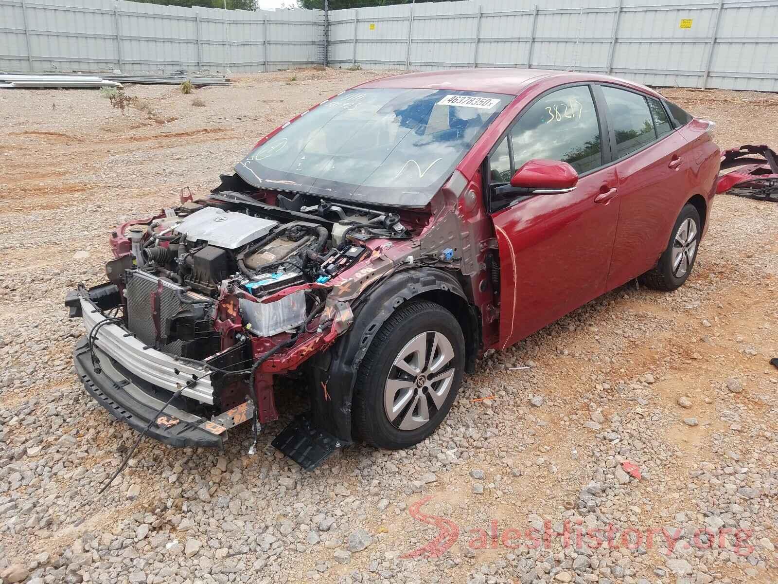 JTDKBRFU9J3581922 2018 TOYOTA PRIUS