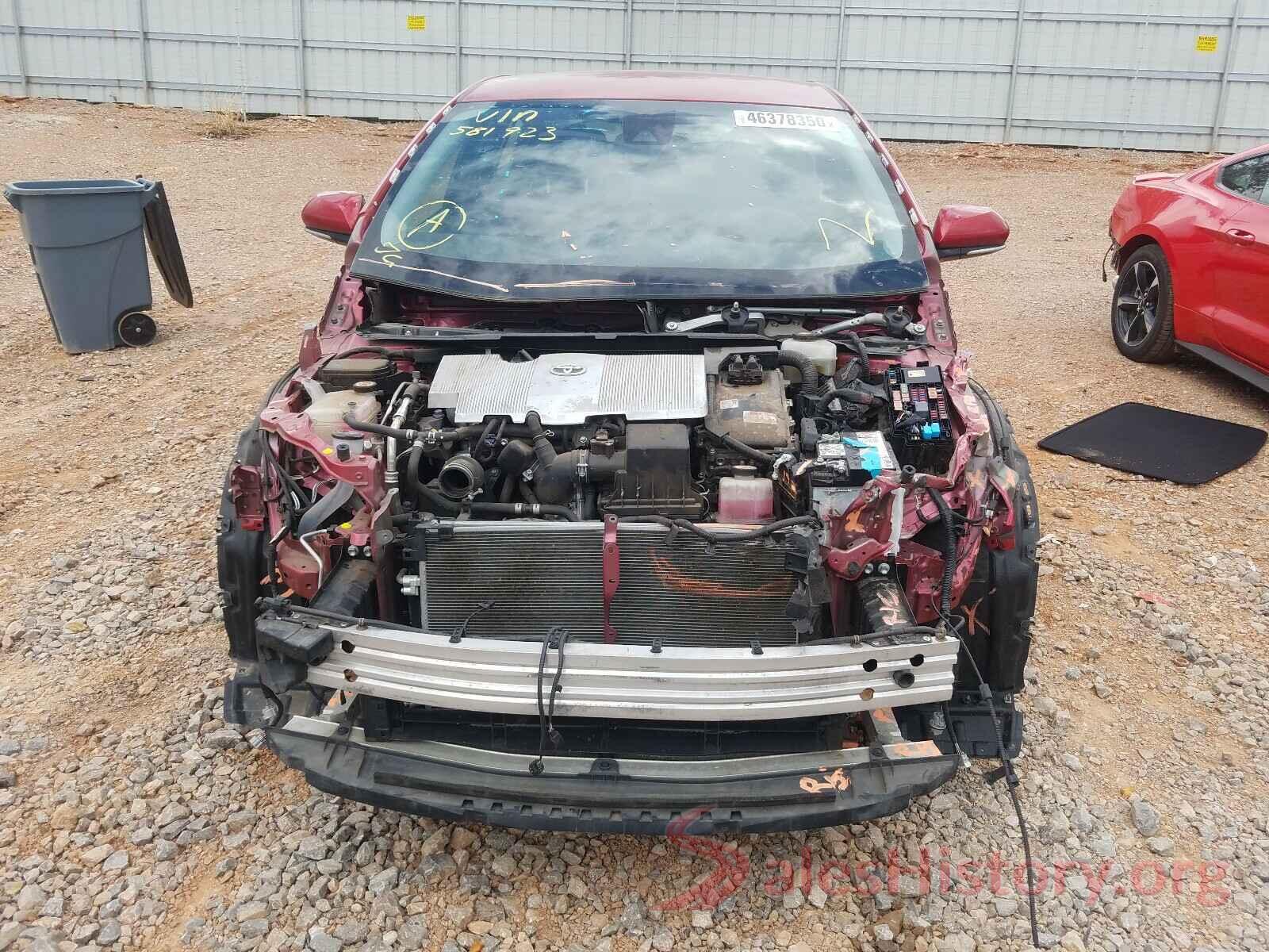 JTDKBRFU9J3581922 2018 TOYOTA PRIUS