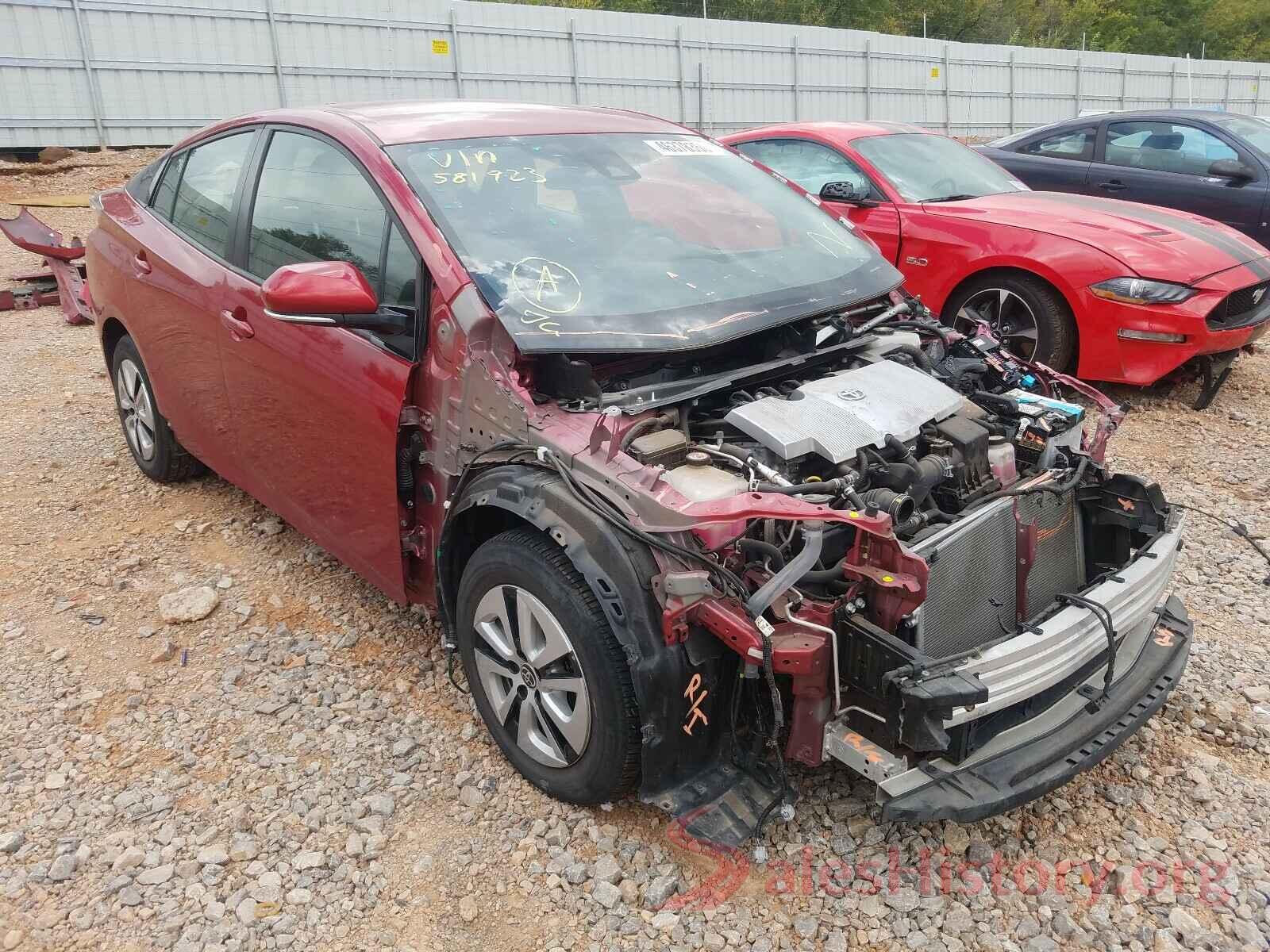 JTDKBRFU9J3581922 2018 TOYOTA PRIUS