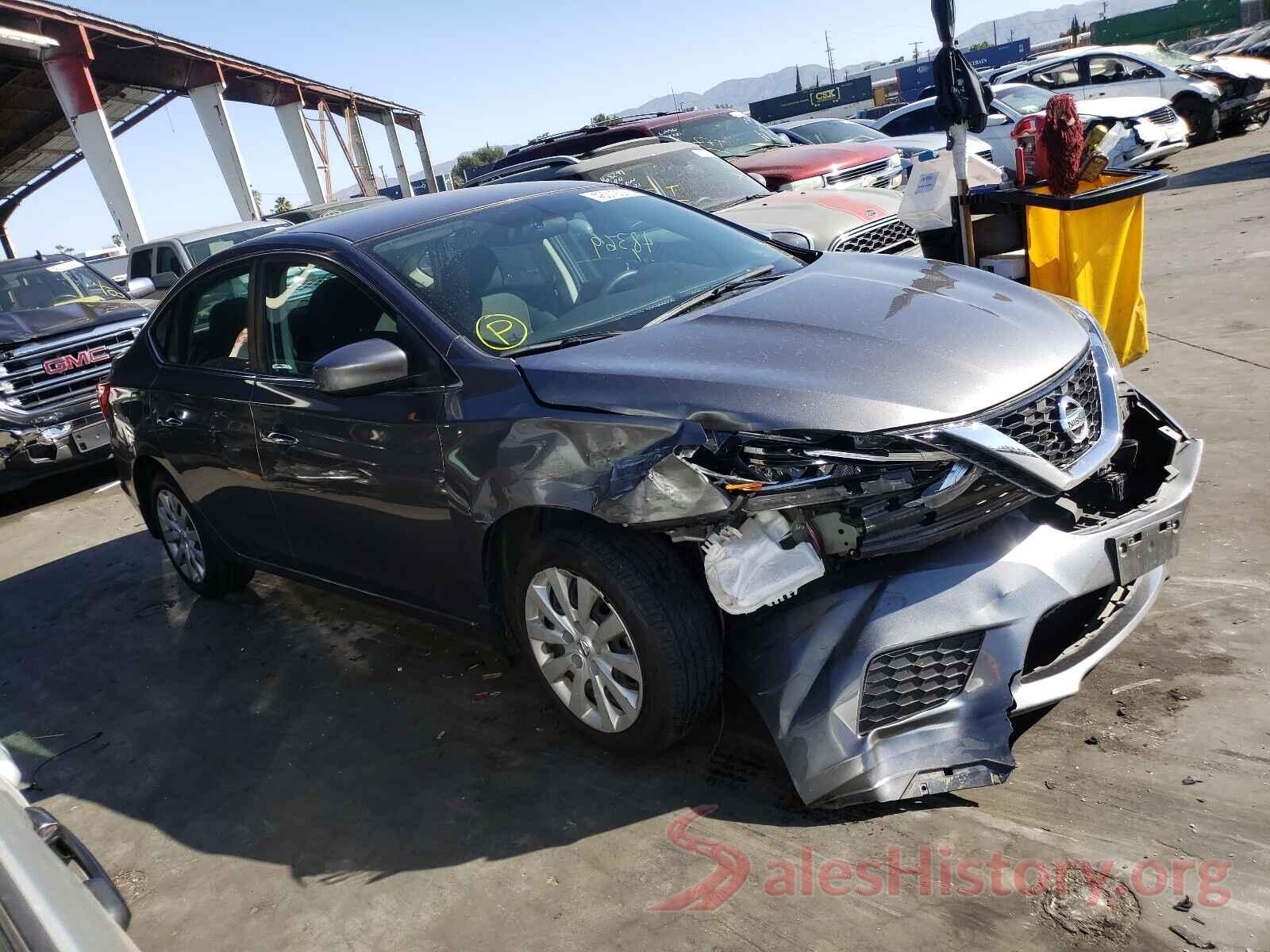 3N1AB7APXKY384027 2019 NISSAN SENTRA