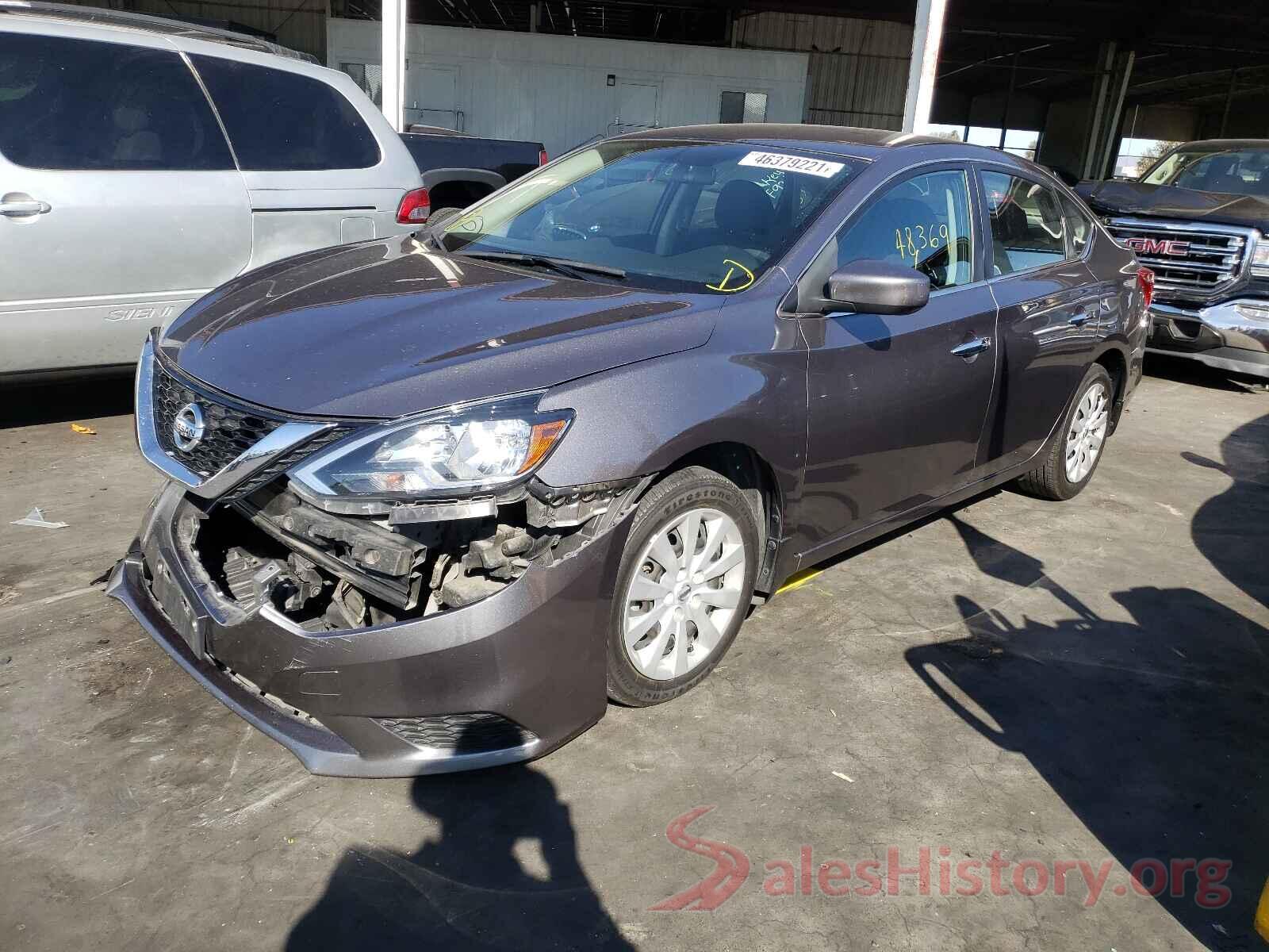 3N1AB7APXKY384027 2019 NISSAN SENTRA