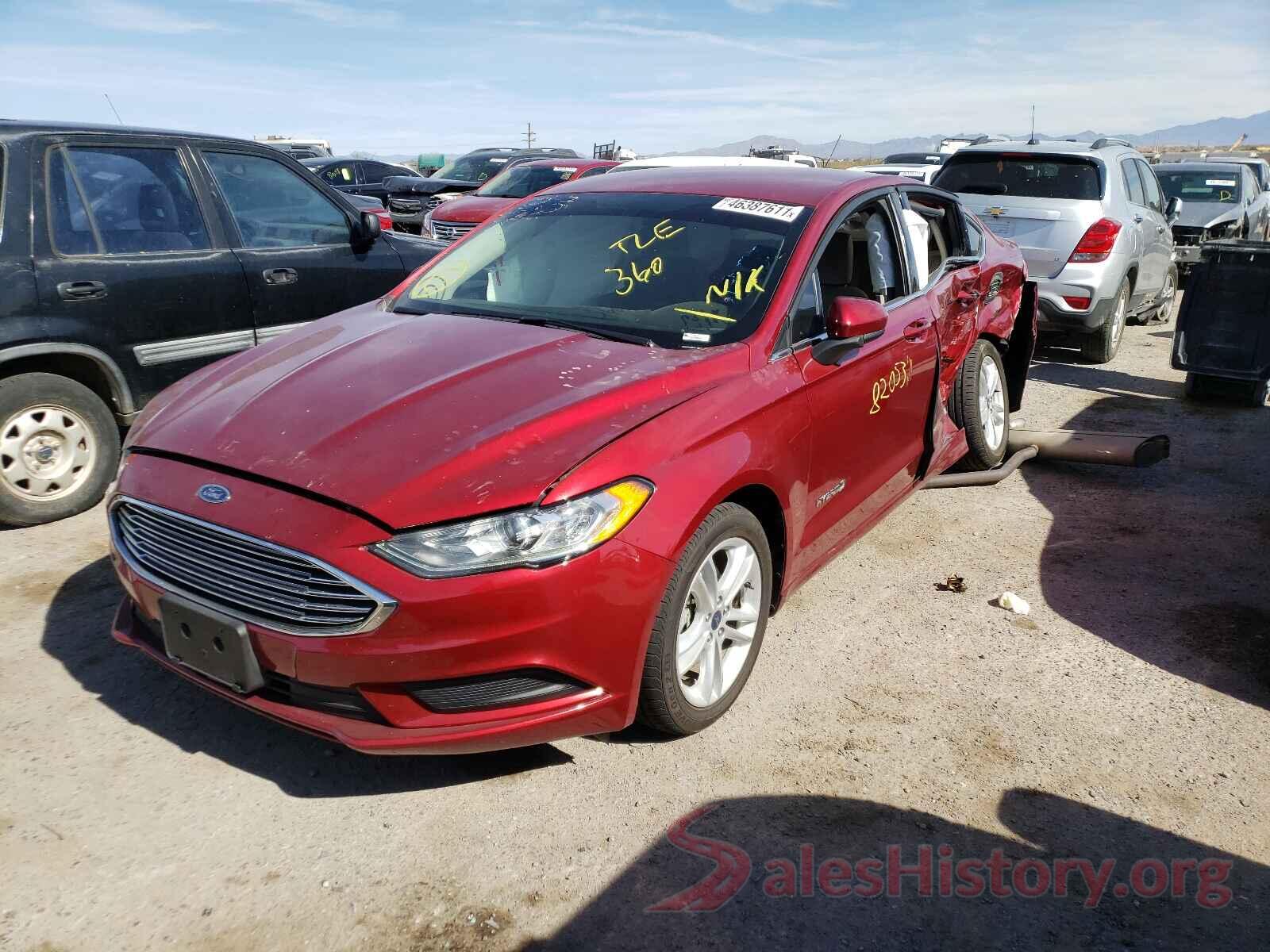 3FA6P0LU0JR173853 2018 FORD FUSION