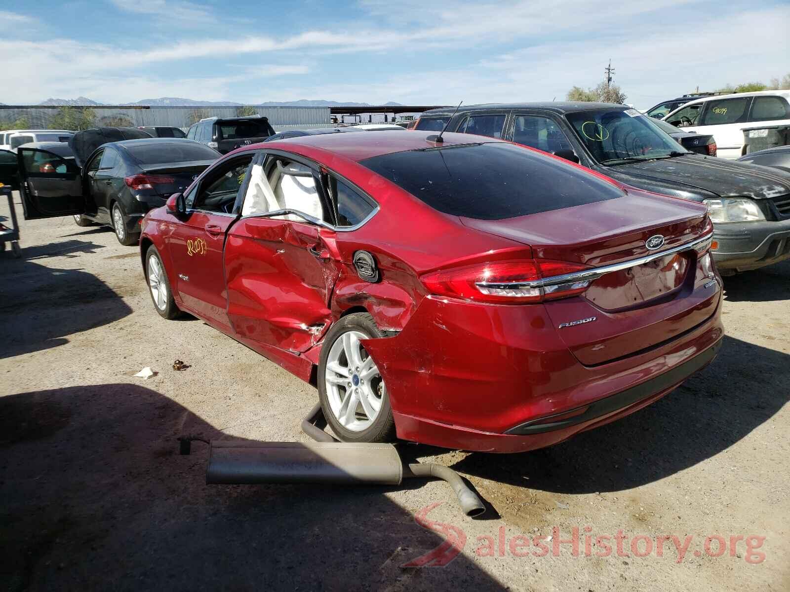 3FA6P0LU0JR173853 2018 FORD FUSION