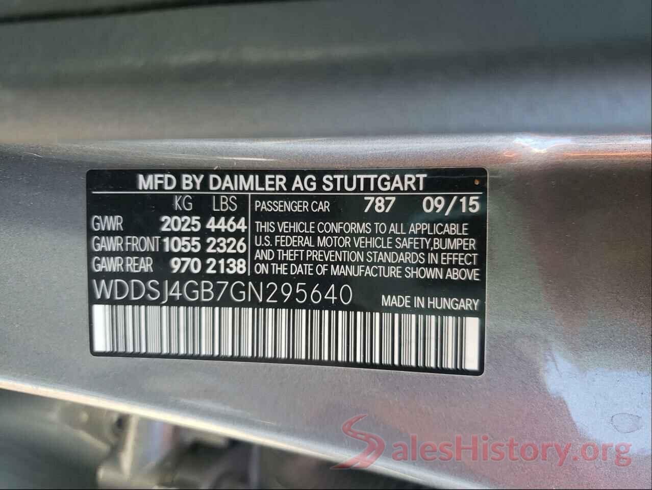 WDDSJ4GB7GN295640 2016 MERCEDES-BENZ C CLASS