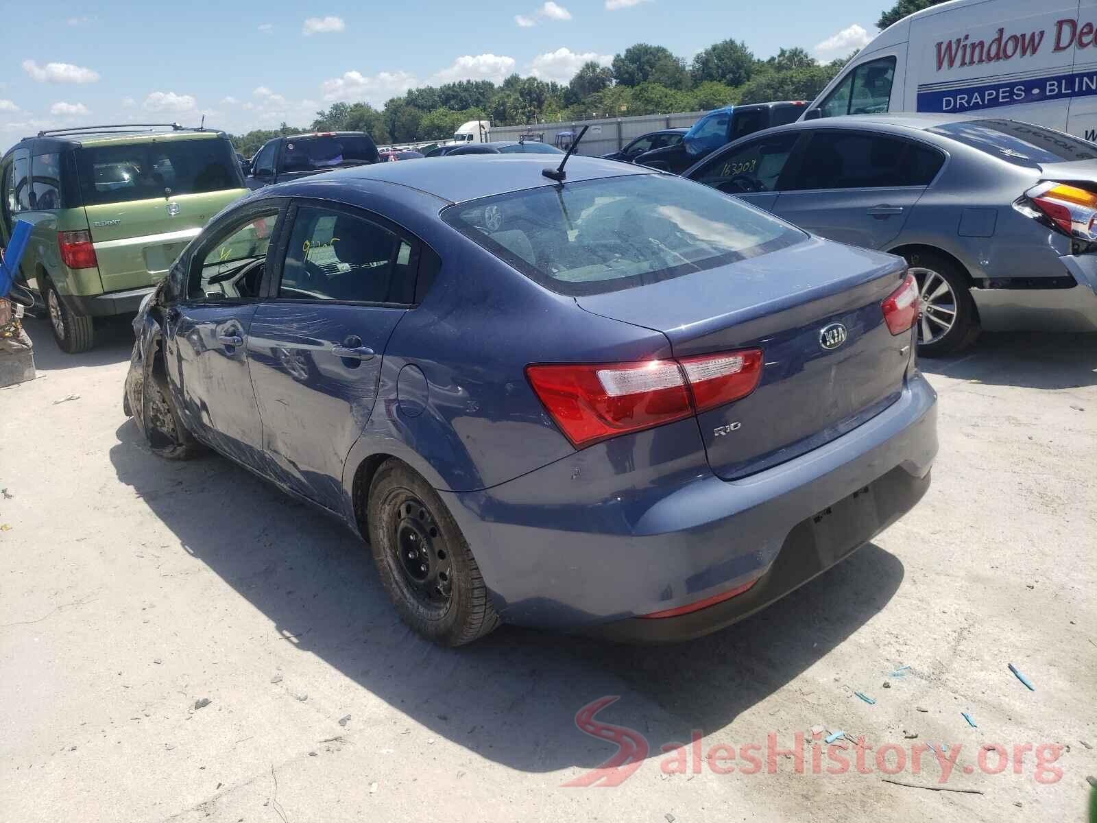 KNADM4A35G6693609 2016 KIA RIO