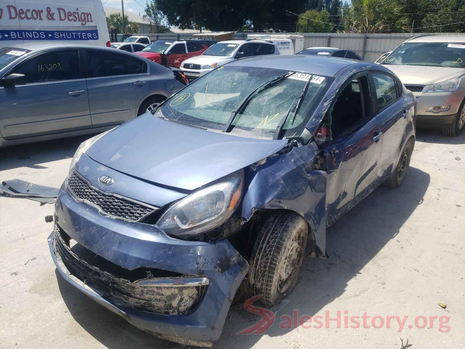 KNADM4A35G6693609 2016 KIA RIO