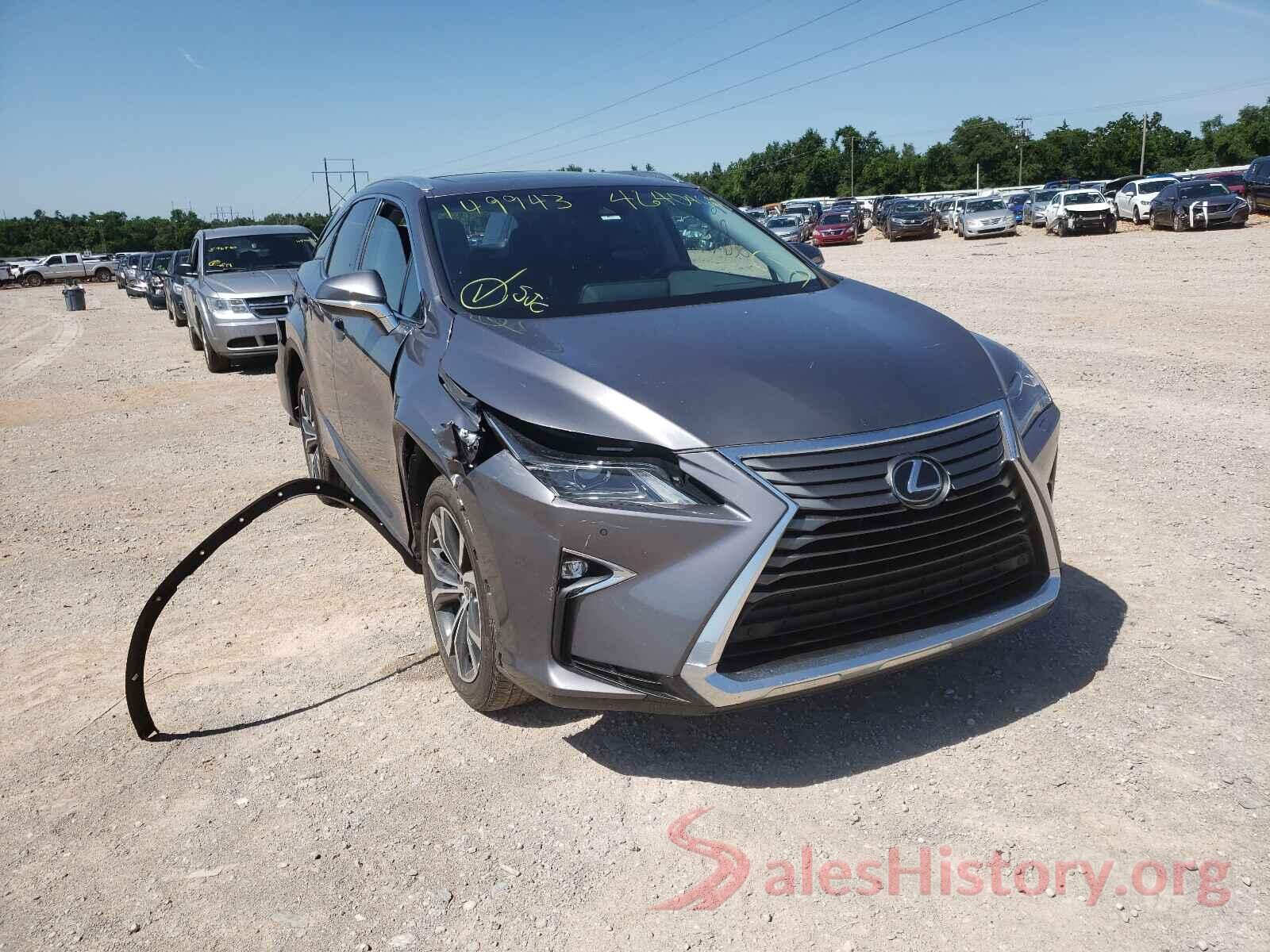 2T2BZMCA0JC149943 2018 LEXUS RX350