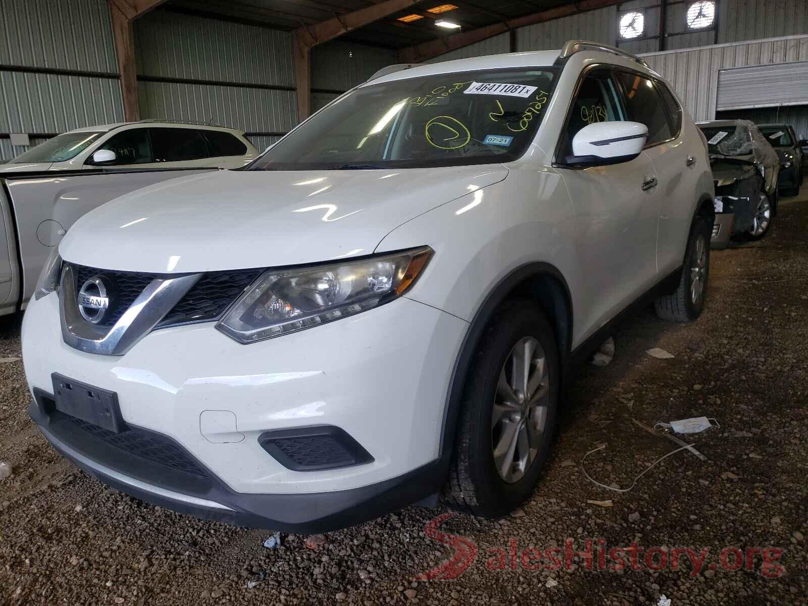 KNMAT2MT0GP607254 2016 NISSAN ROGUE