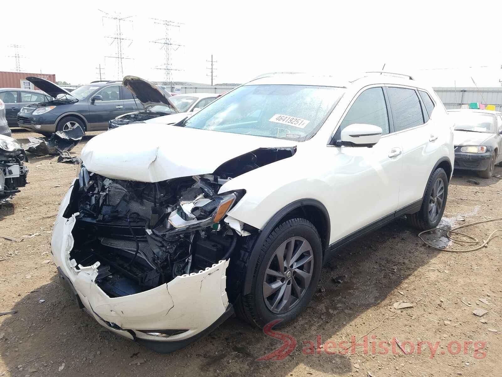 5N1AT2MV5GC801508 2016 NISSAN ROGUE