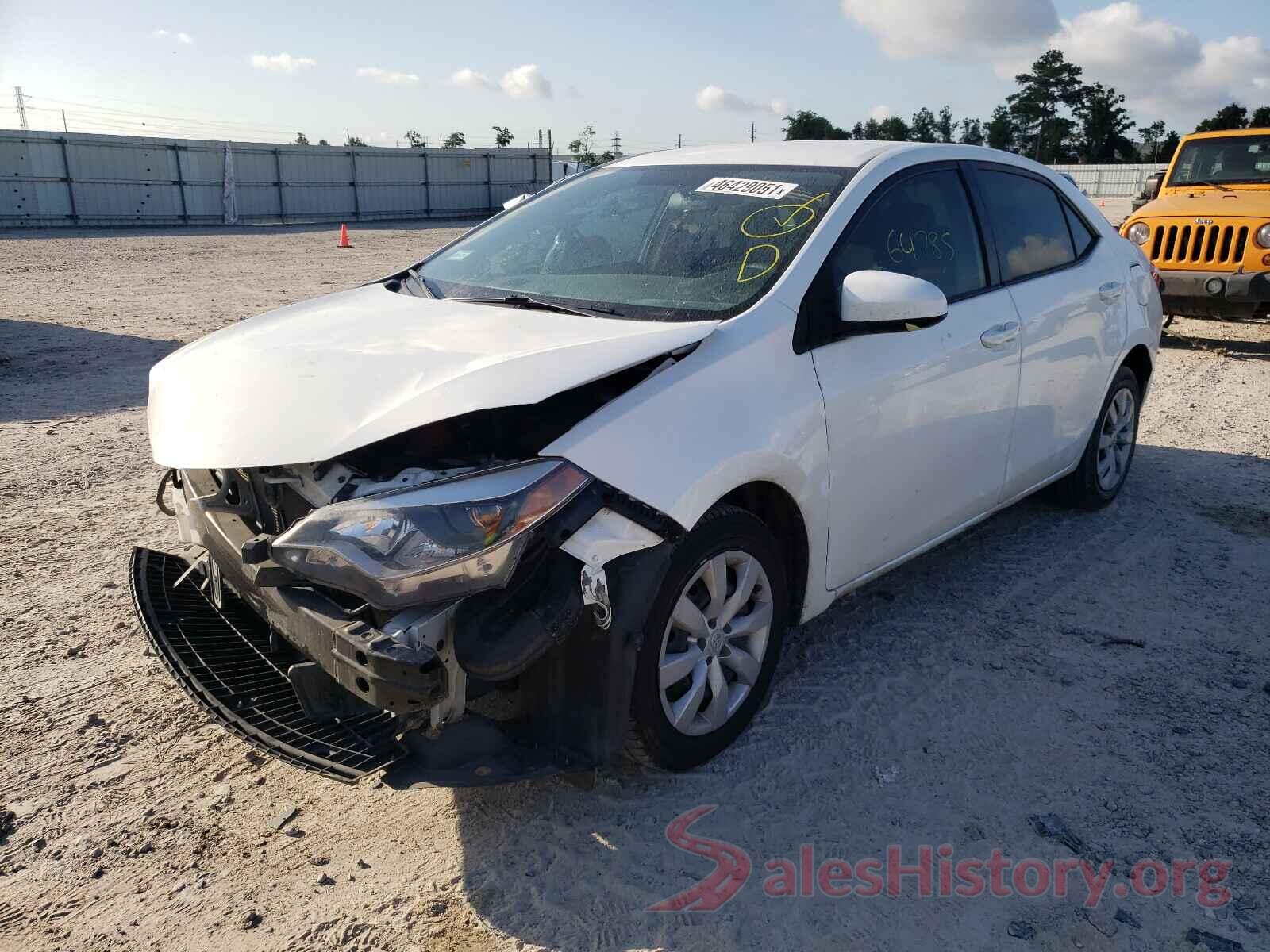 5YFBURHE0GP425493 2016 TOYOTA COROLLA