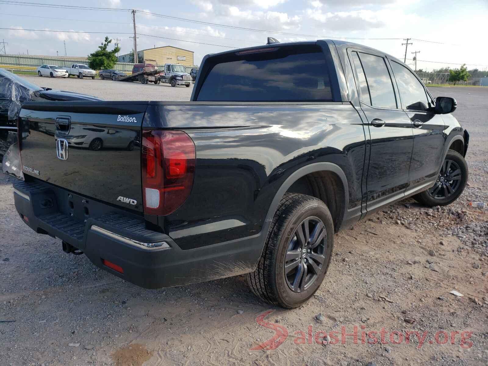 5FPYK3F12LB030726 2020 HONDA RIDGELINE