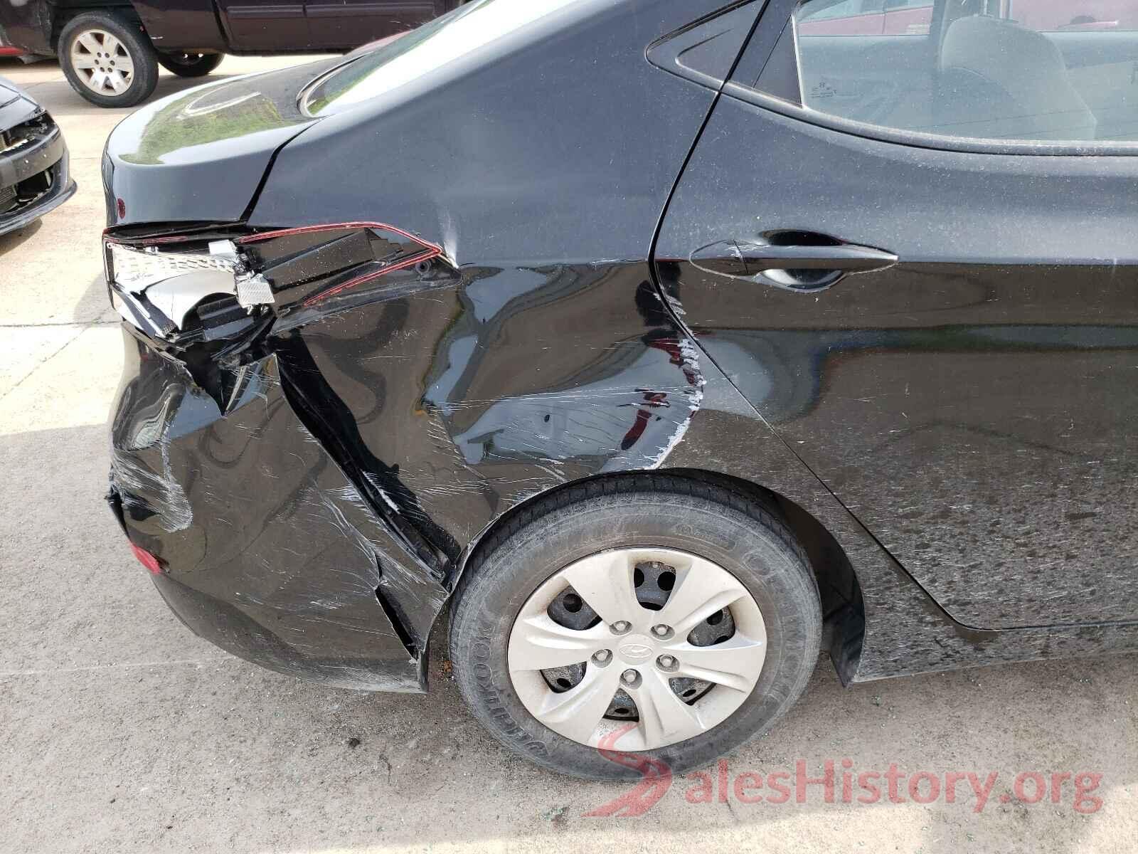 5NPDH4AE6GH786122 2016 HYUNDAI ELANTRA