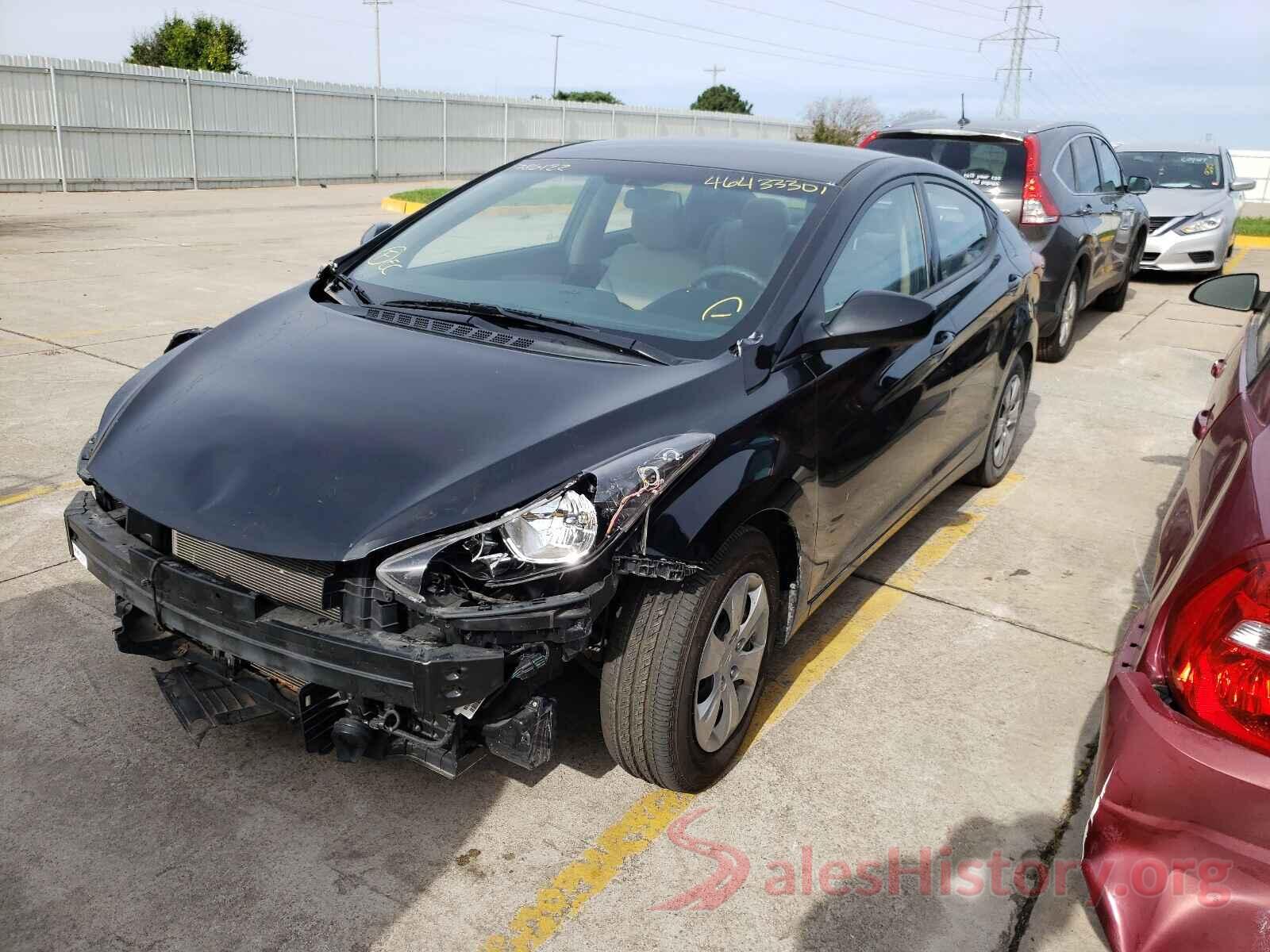 5NPDH4AE6GH786122 2016 HYUNDAI ELANTRA