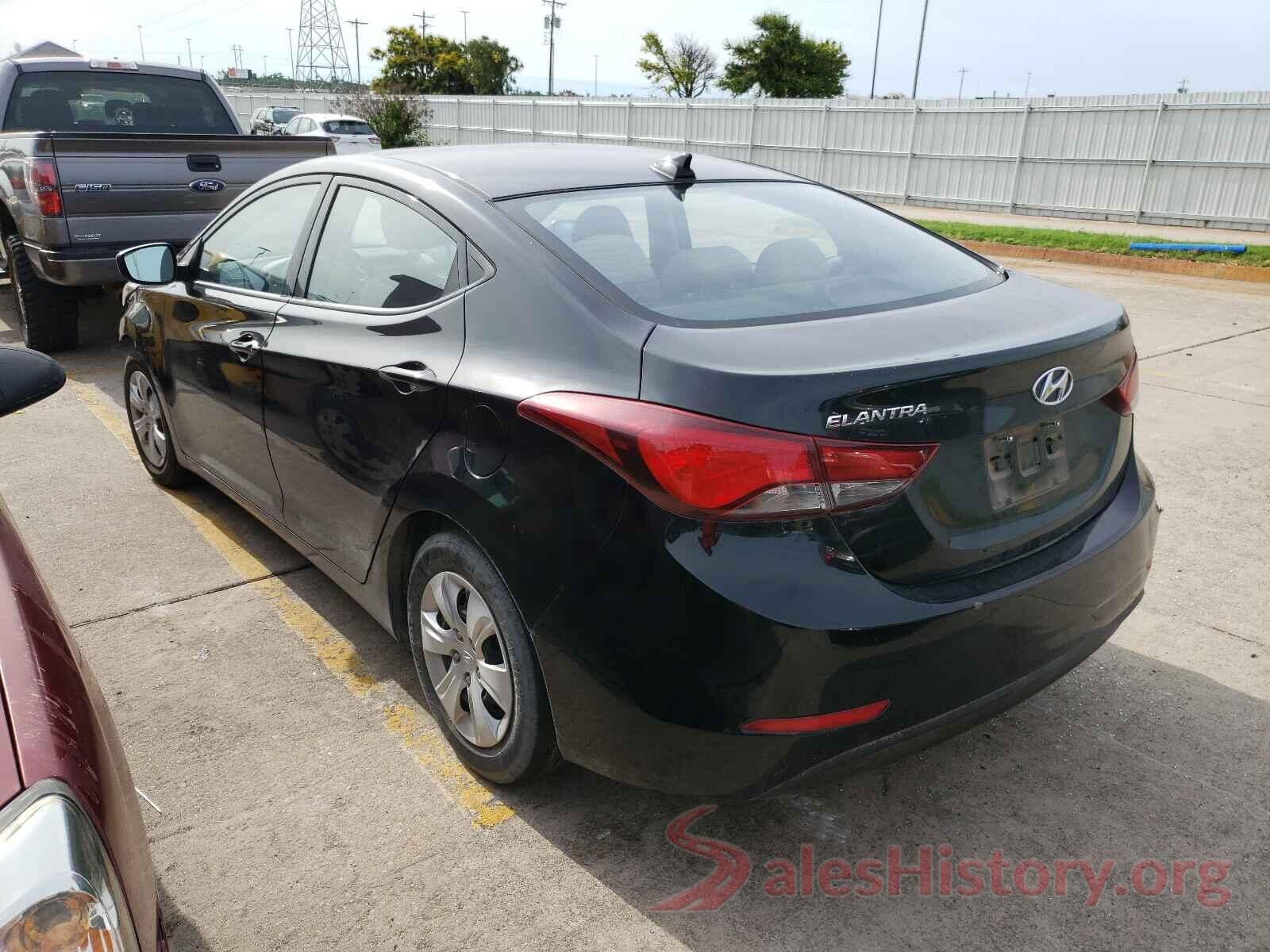 5NPDH4AE6GH786122 2016 HYUNDAI ELANTRA