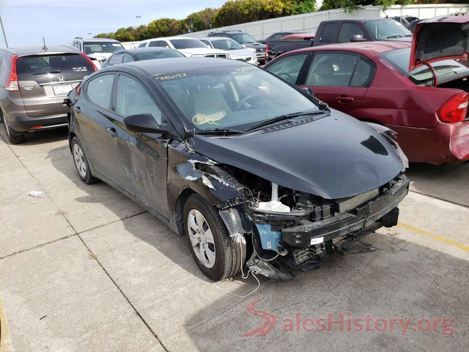 5NPDH4AE6GH786122 2016 HYUNDAI ELANTRA