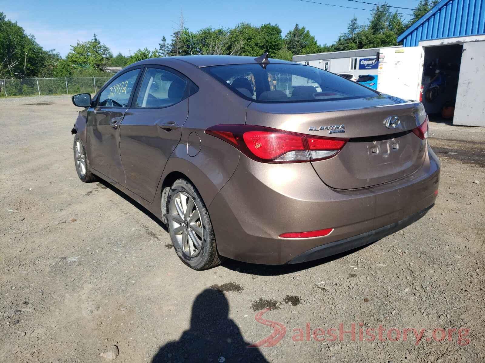 KMHDH4AE7GU514129 2016 HYUNDAI ELANTRA