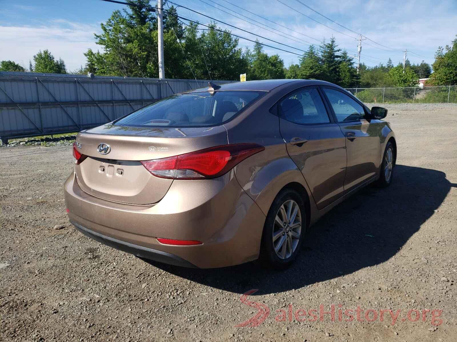 KMHDH4AE7GU514129 2016 HYUNDAI ELANTRA