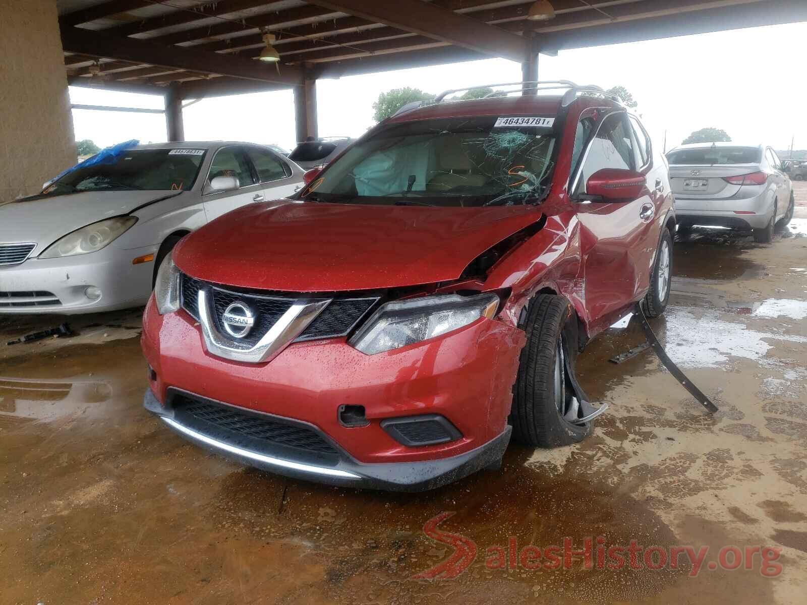 KNMAT2MT7GP660145 2016 NISSAN ROGUE