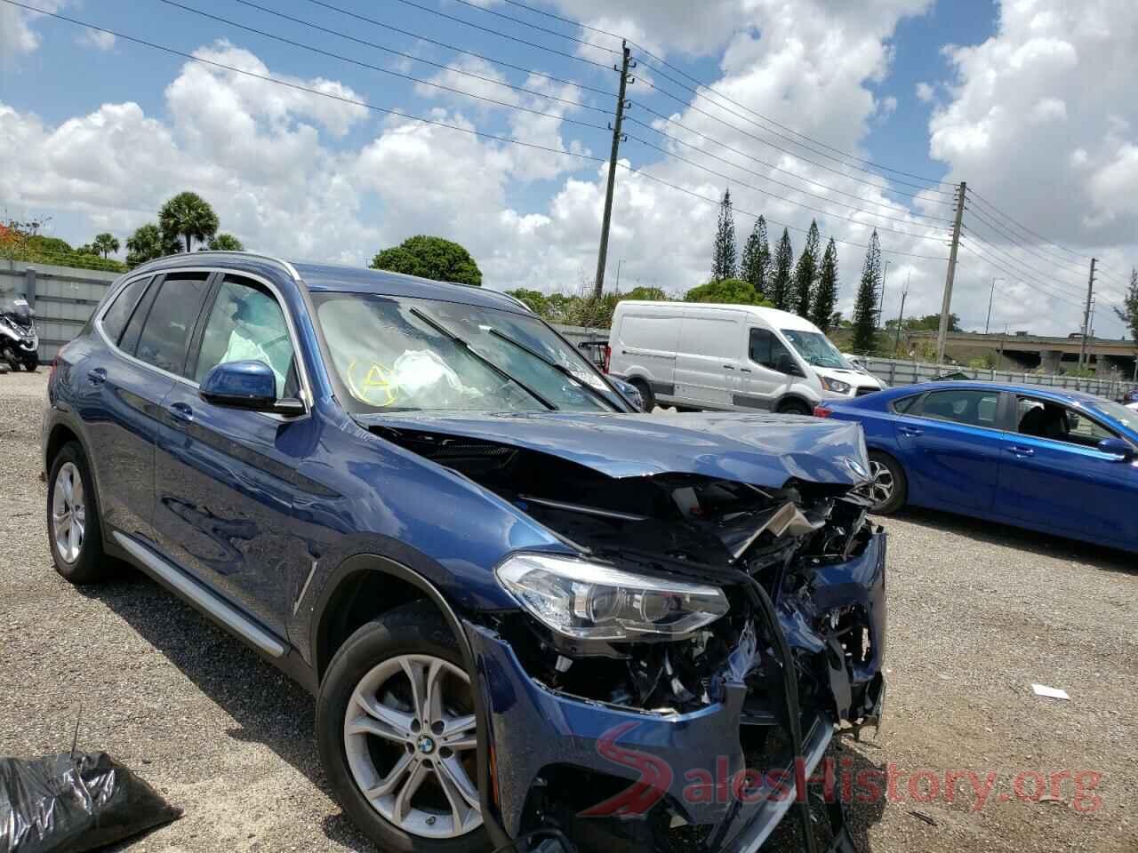 5UXTY3C00M9H24499 2021 BMW X3