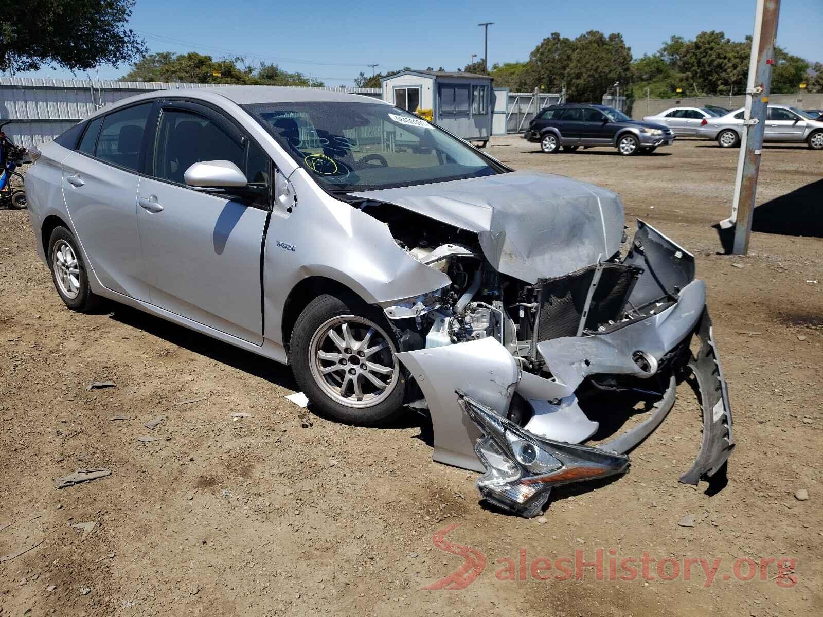 JTDKBRFU9J3592287 2018 TOYOTA PRIUS