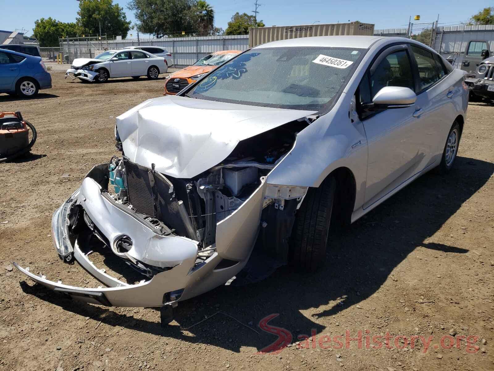 JTDKBRFU9J3592287 2018 TOYOTA PRIUS