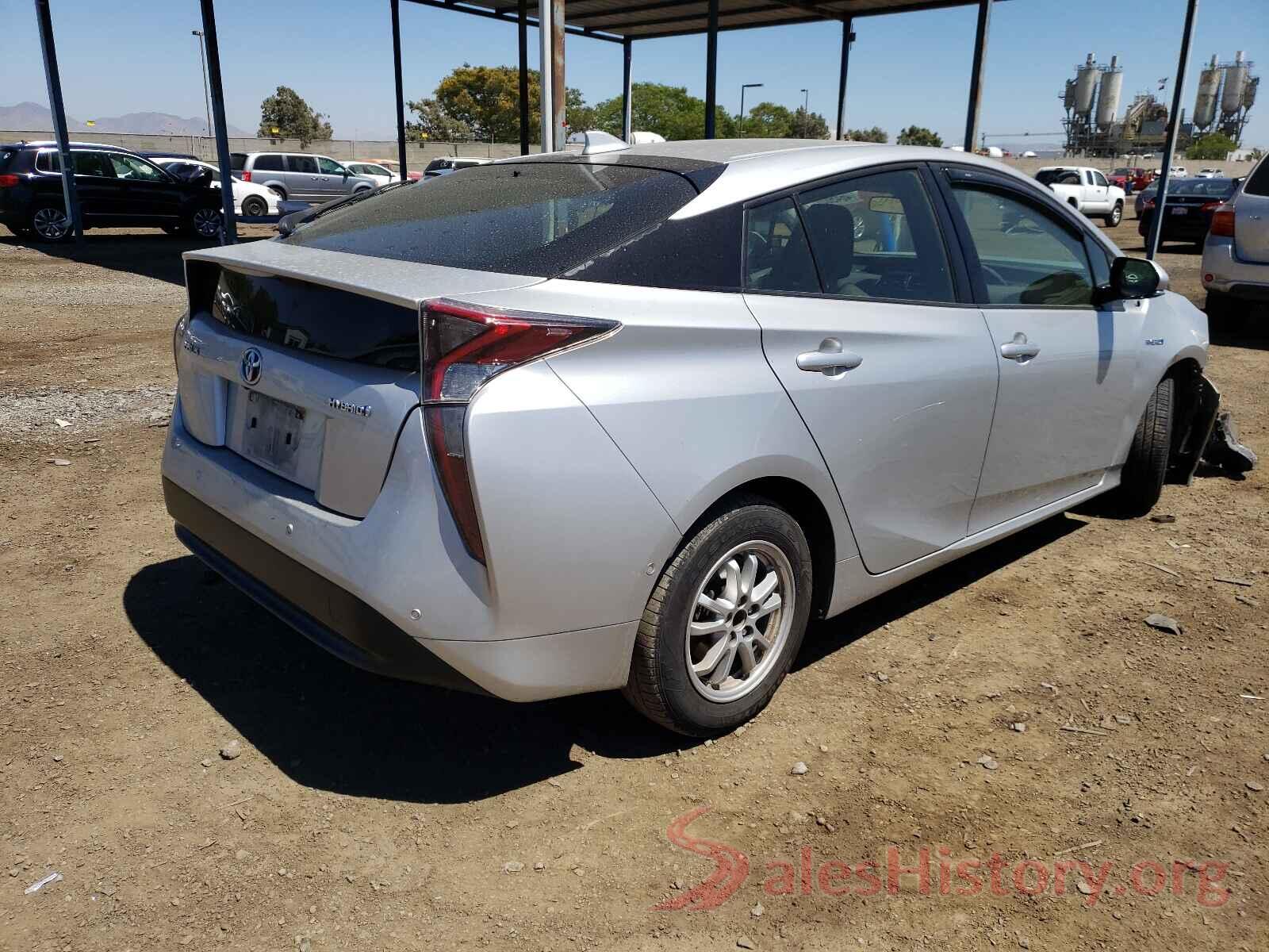 JTDKBRFU9J3592287 2018 TOYOTA PRIUS