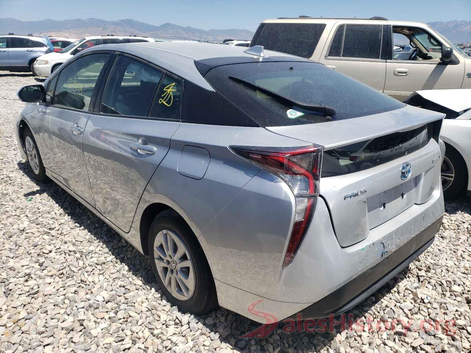 JTDKBRFU3H3031965 2017 TOYOTA PRIUS