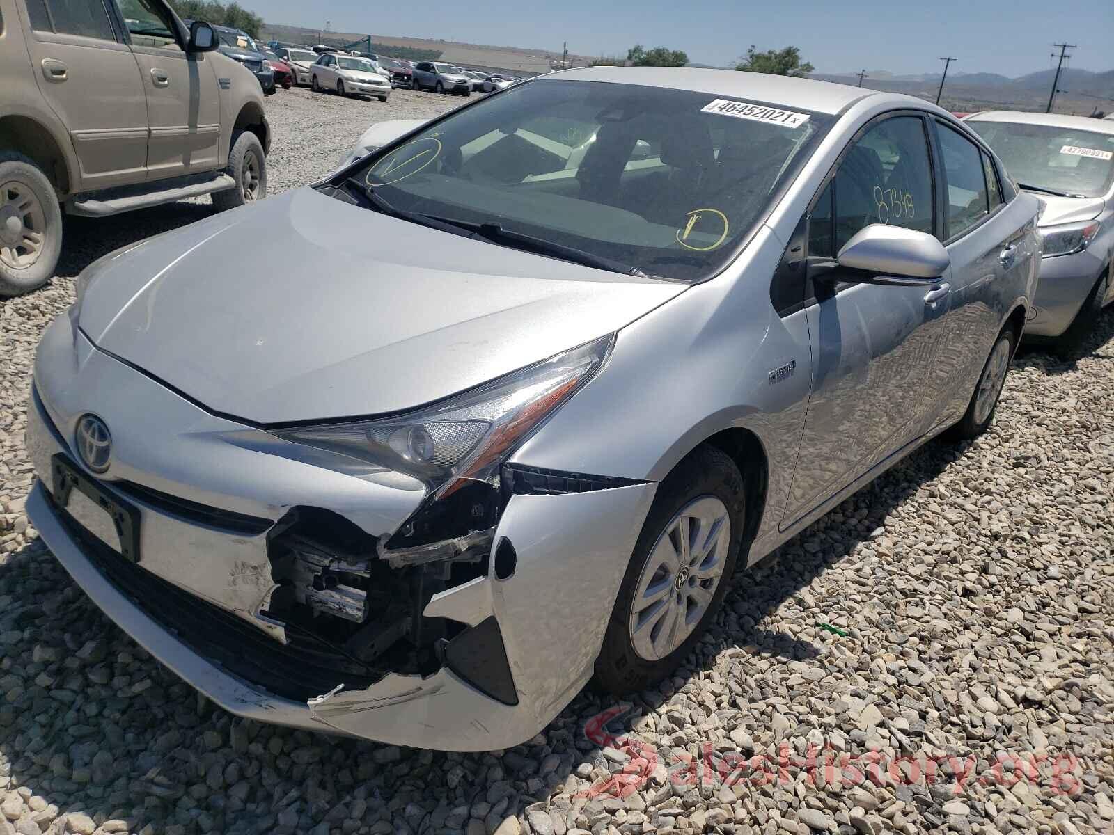 JTDKBRFU3H3031965 2017 TOYOTA PRIUS