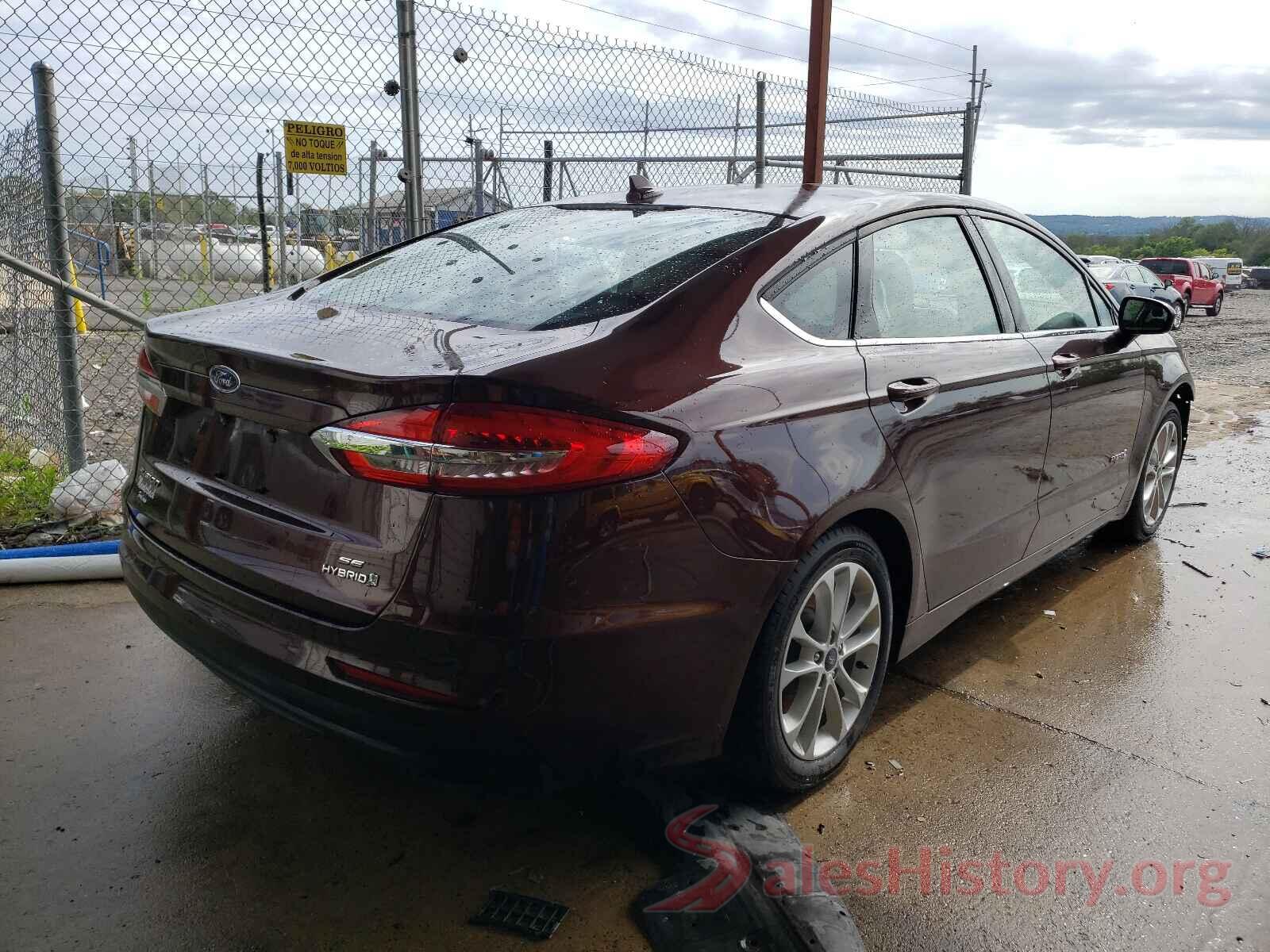 3FA6P0LU7KR158915 2019 FORD FUSION