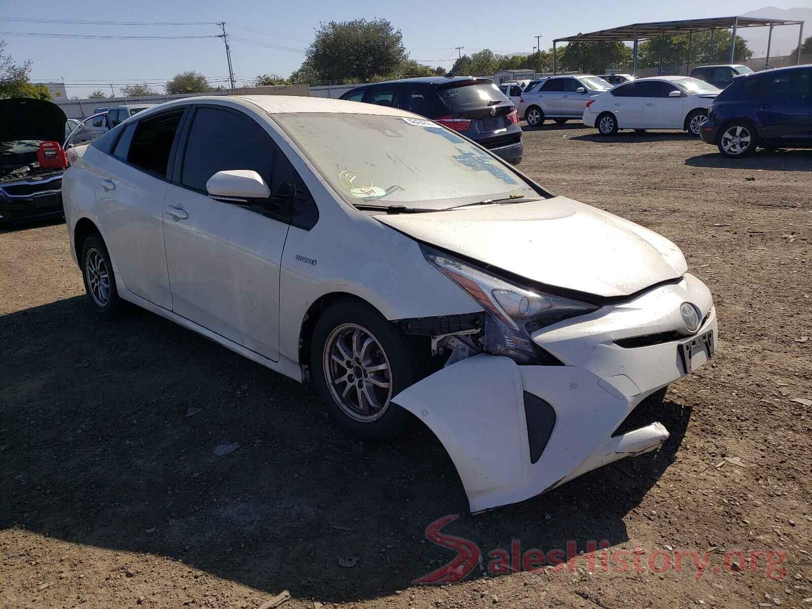 JTDKARFU5J3553912 2018 TOYOTA PRIUS