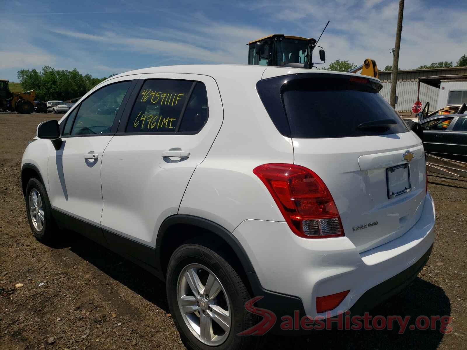 3GNCJNSB1KL246896 2019 CHEVROLET TRAX