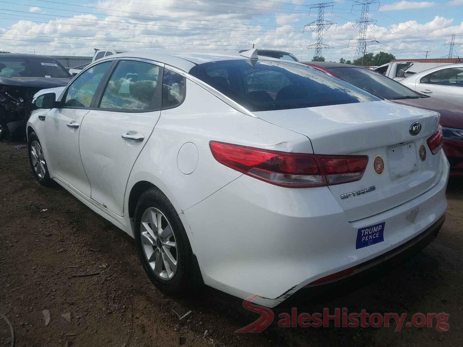 5XXGT4L33GG049687 2016 KIA OPTIMA