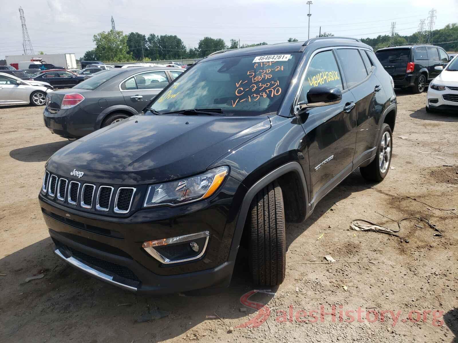 3C4NJDCB8MT513870 2021 JEEP COMPASS