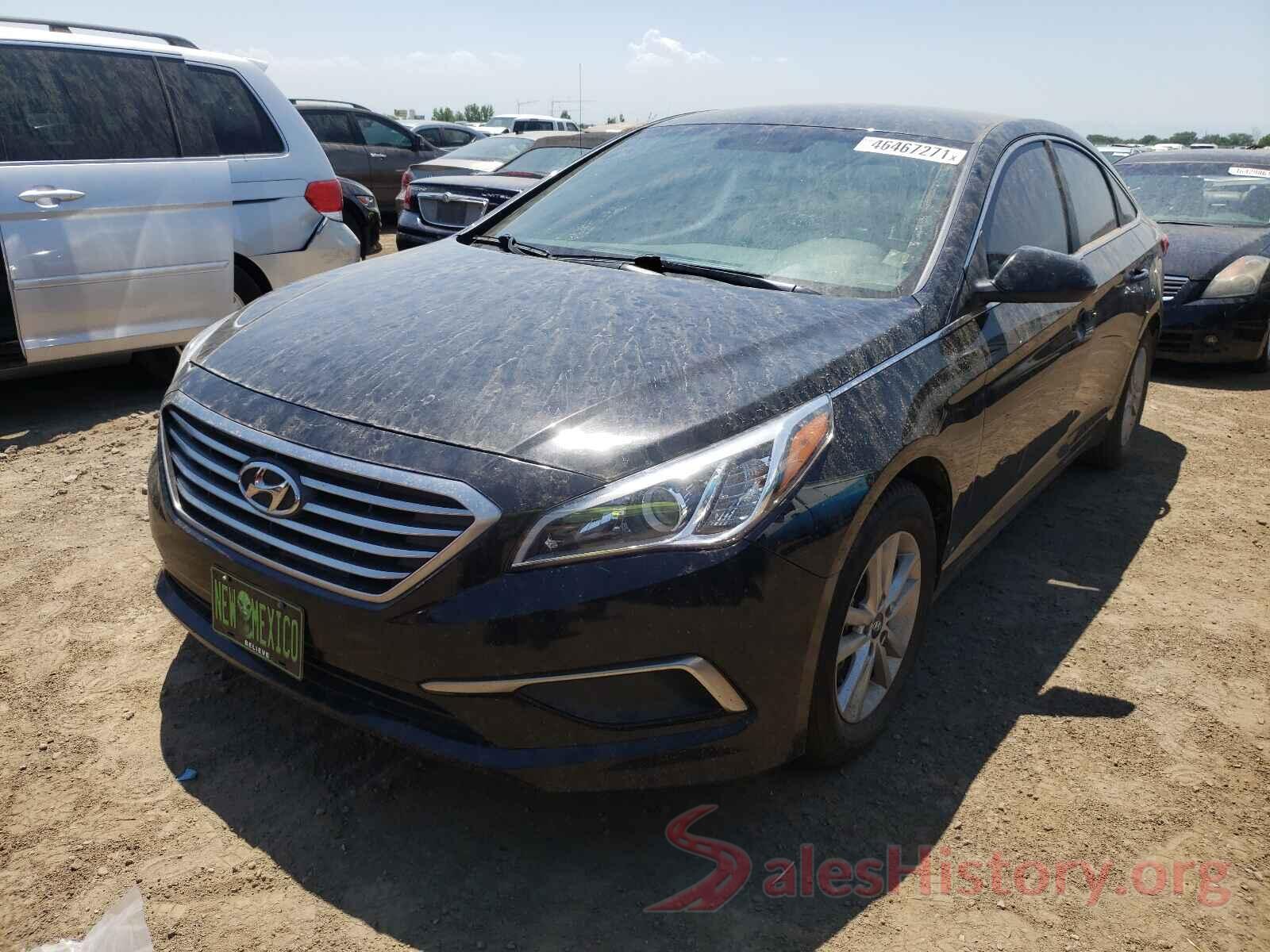 5NPE24AF2HH587570 2017 HYUNDAI SONATA