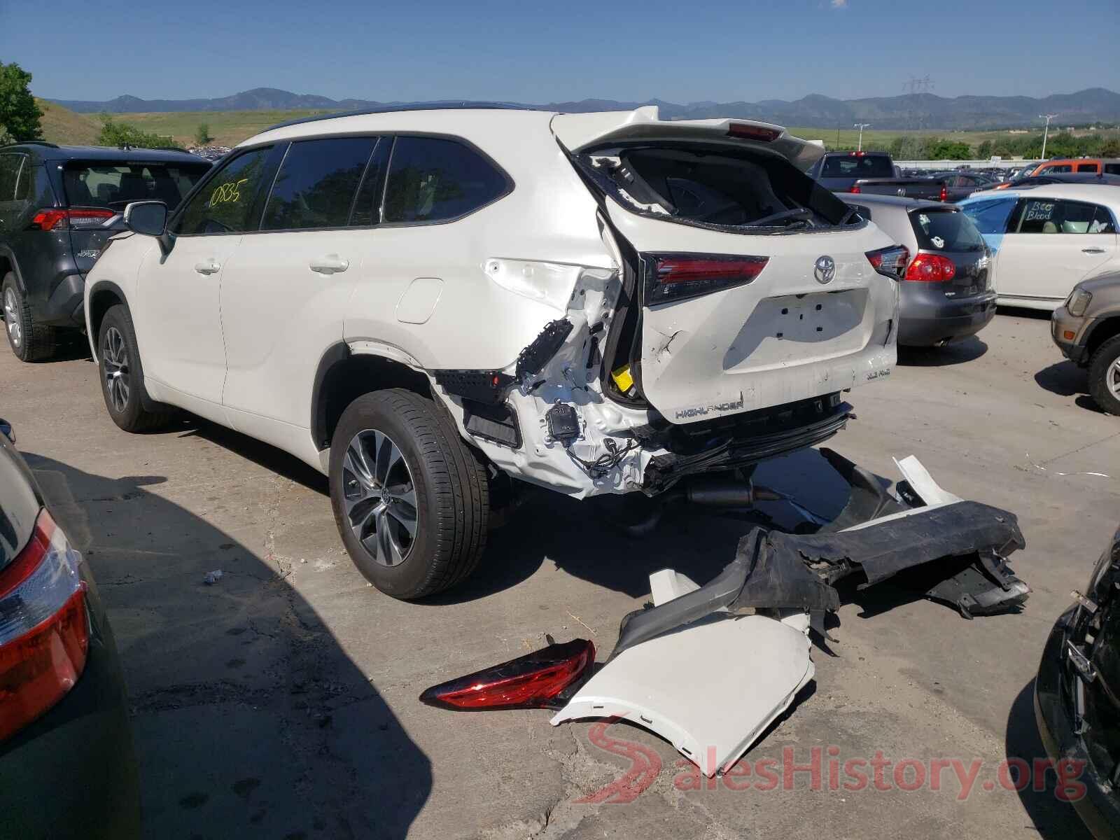 5TDHZRBH7MS059842 2021 TOYOTA HIGHLANDER