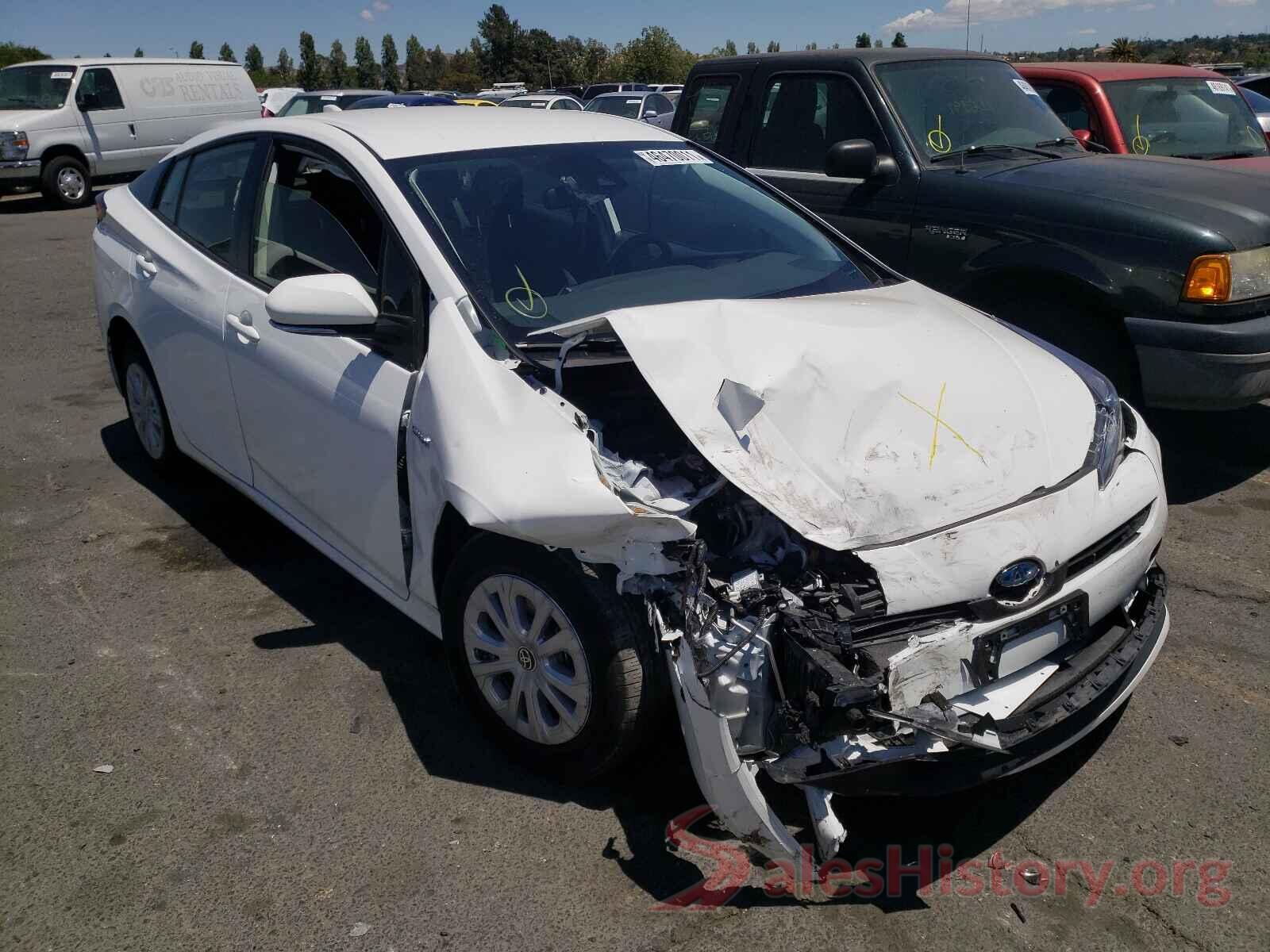 JTDKAMFU3M3129698 2021 TOYOTA PRIUS