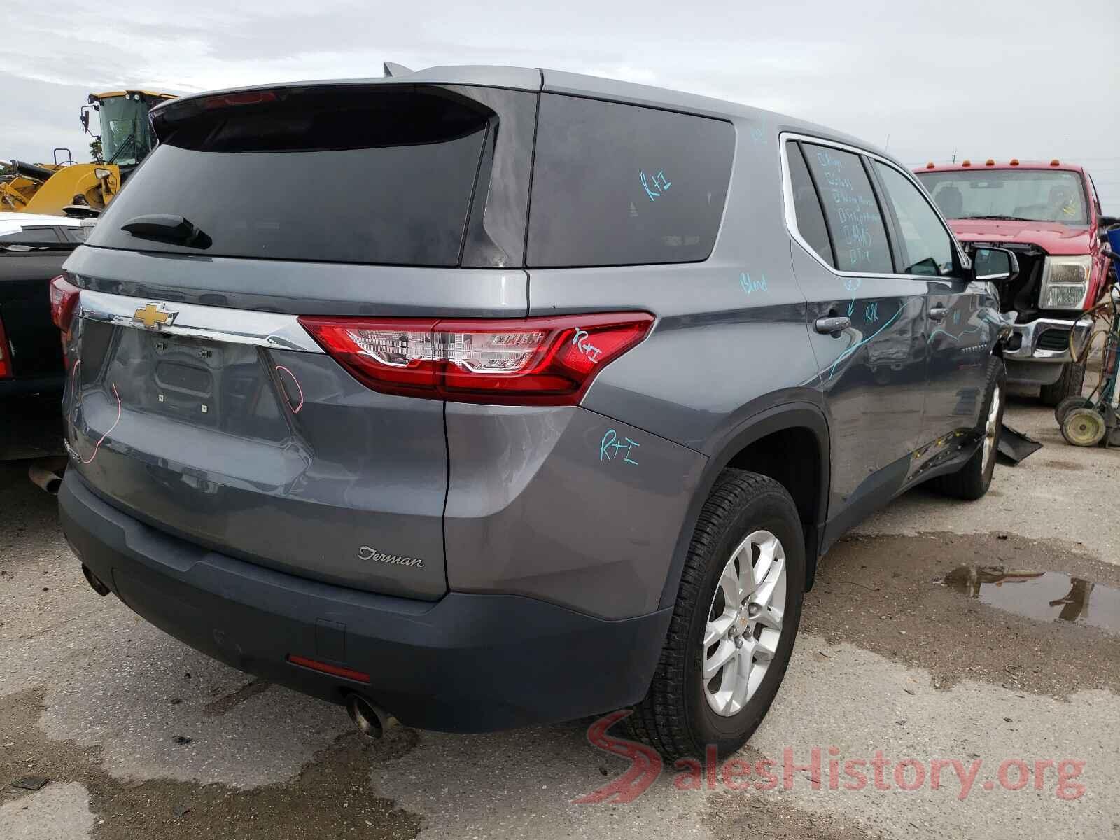 1GNERFKW1JJ142876 2018 CHEVROLET TRAVERSE