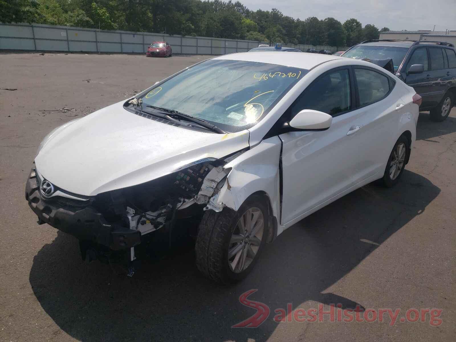 5NPDH4AE1GH694870 2016 HYUNDAI ELANTRA