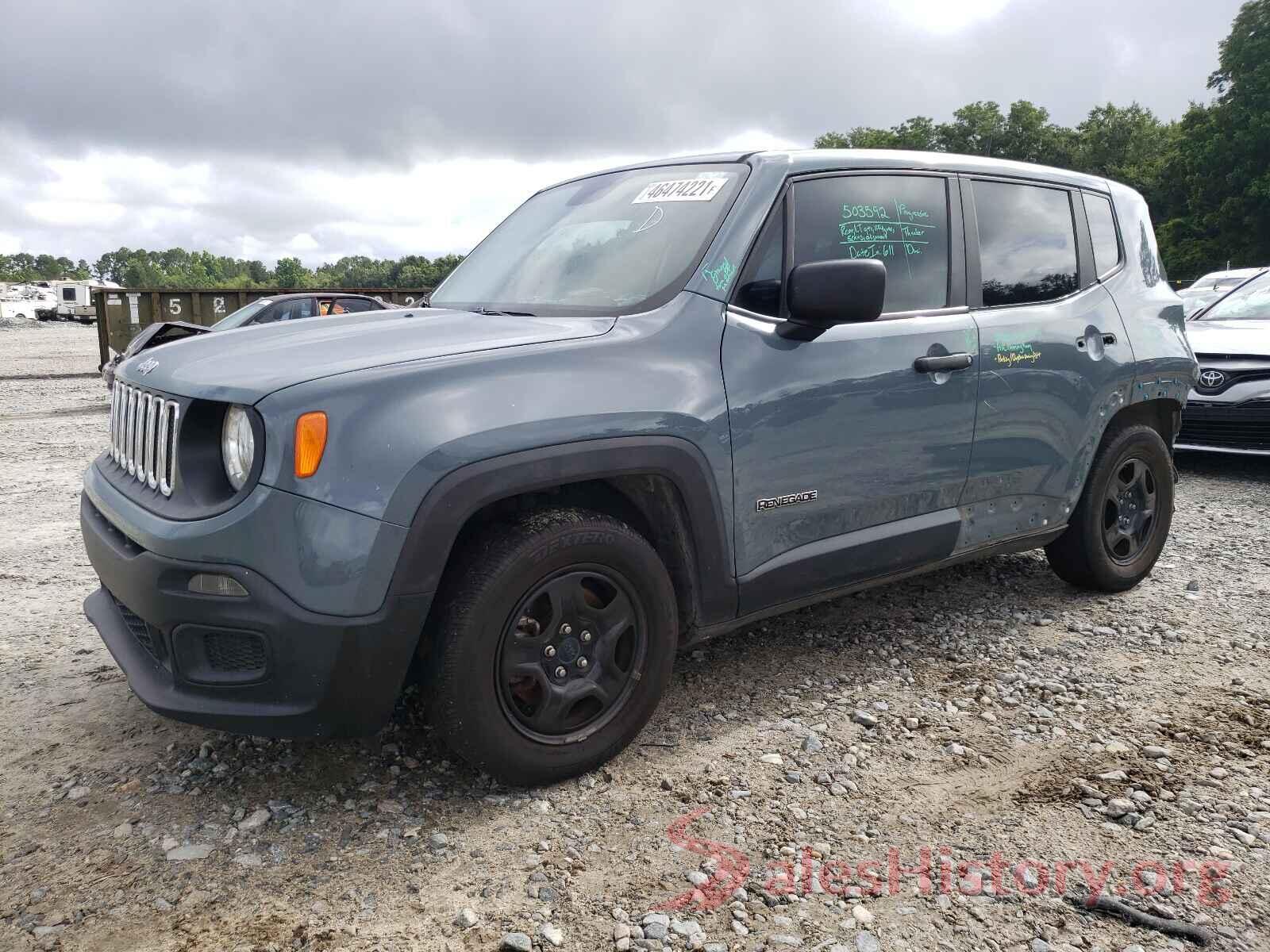 ZACCJAAB0HPF97639 2017 JEEP RENEGADE