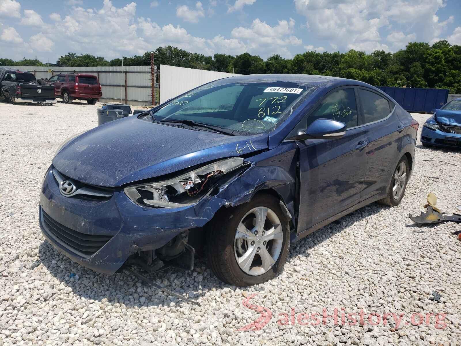 5NPDH4AE5GH772812 2016 HYUNDAI ELANTRA