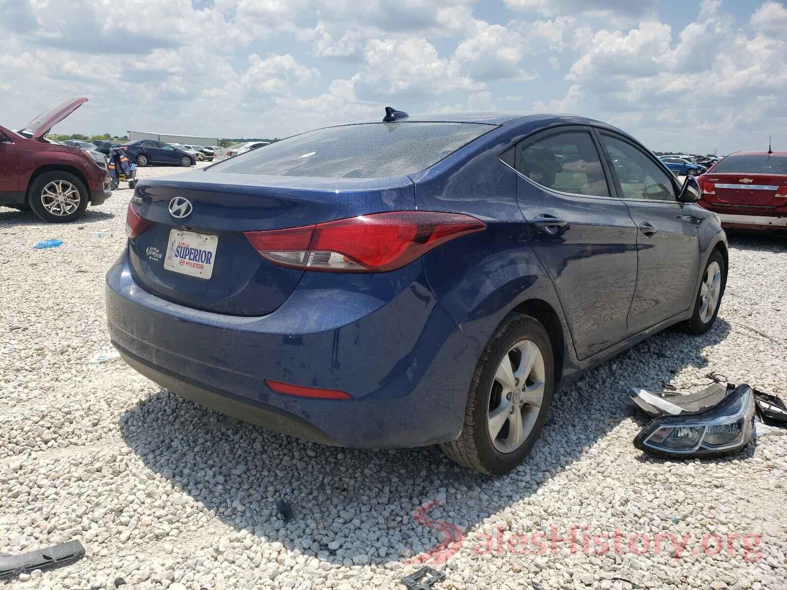 5NPDH4AE5GH772812 2016 HYUNDAI ELANTRA