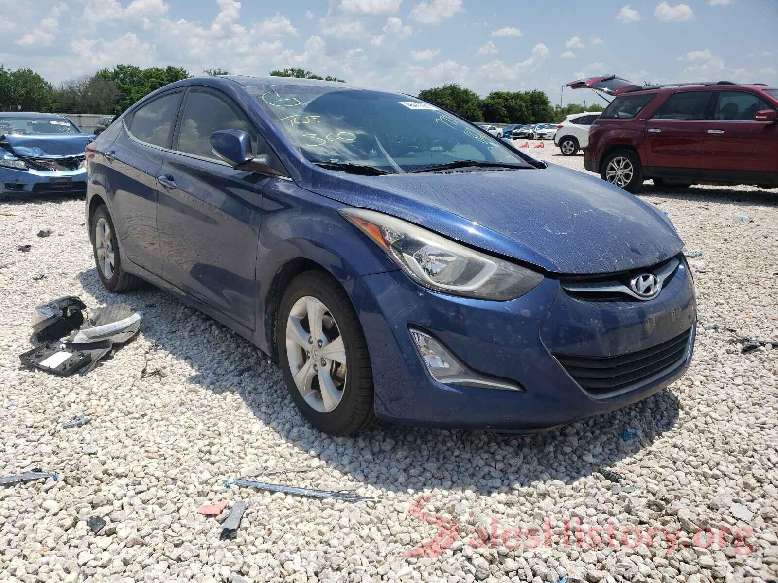 5NPDH4AE5GH772812 2016 HYUNDAI ELANTRA