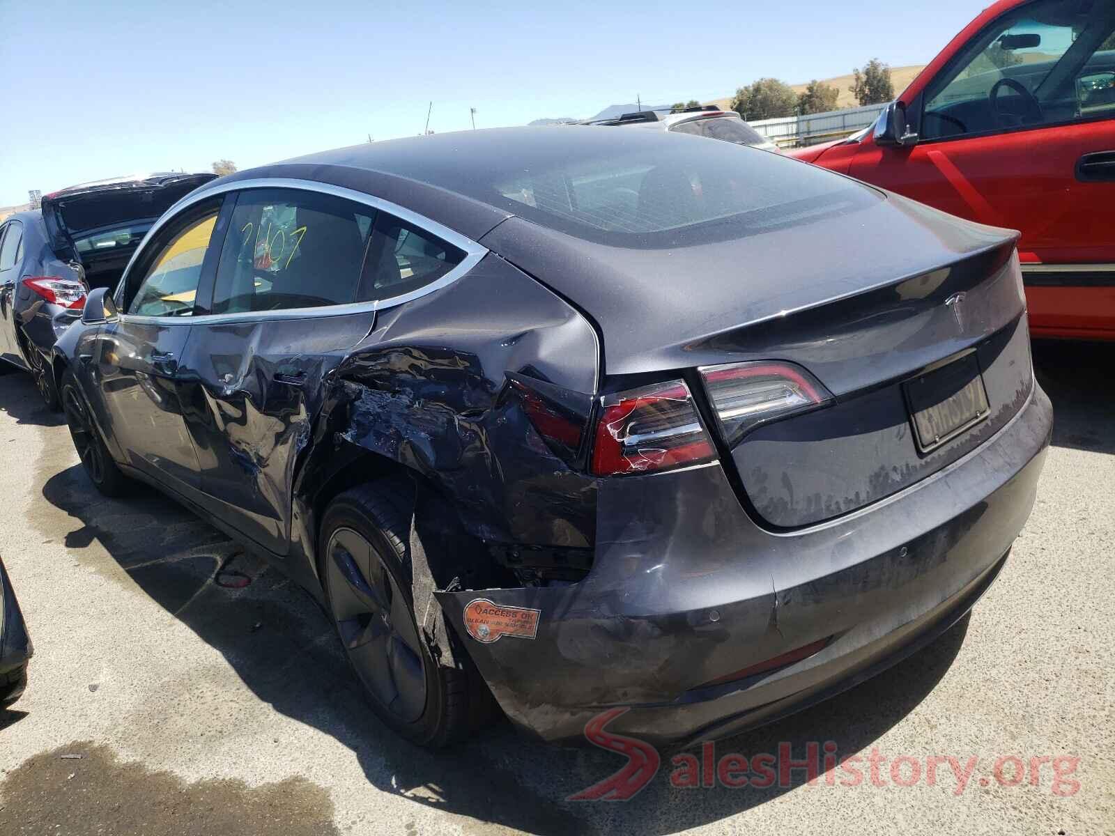 5YJ3E1EA1KF480267 2019 TESLA MODEL 3