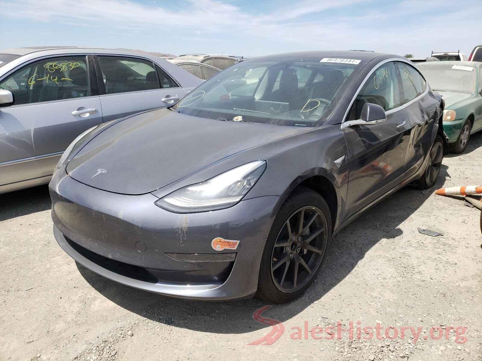 5YJ3E1EA1KF480267 2019 TESLA MODEL 3