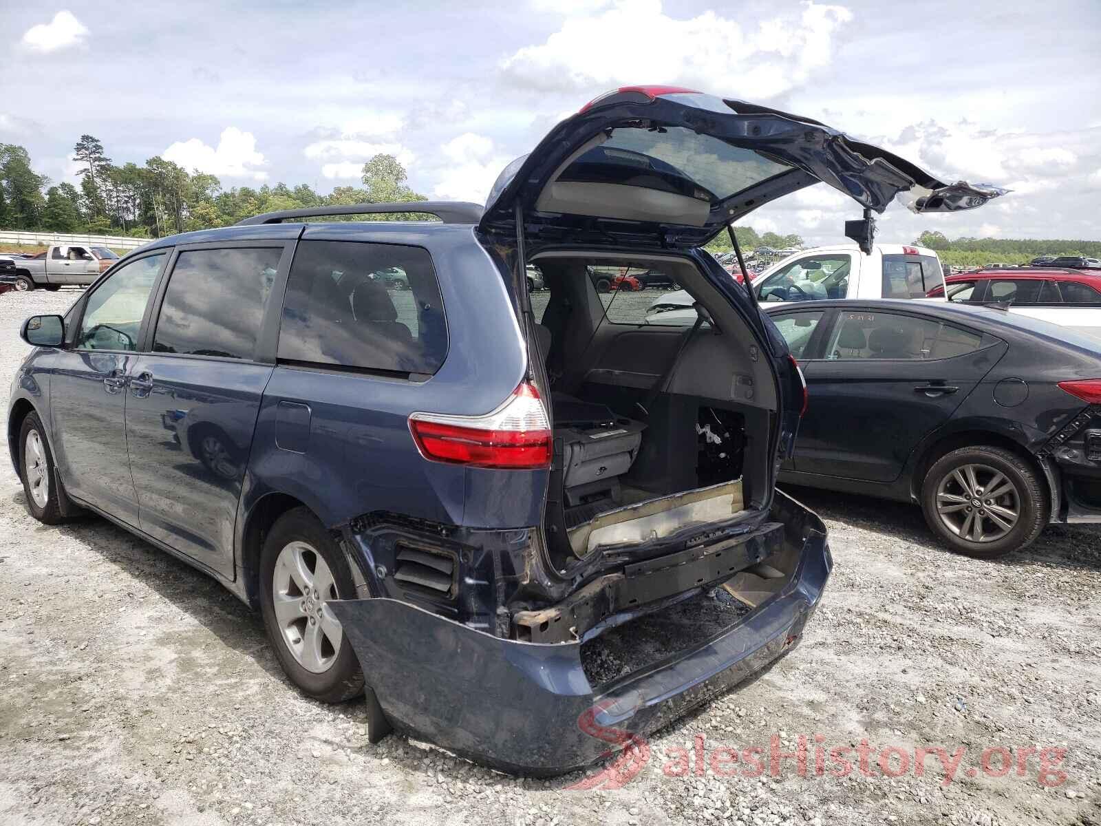 5TDKZ3DC0HS787481 2017 TOYOTA SIENNA