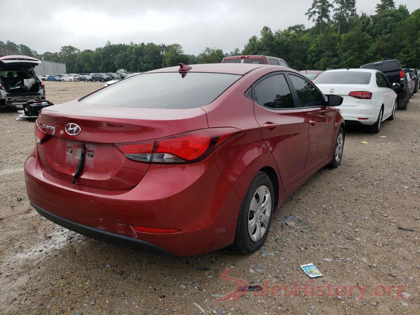 5NPDH4AE2GH774761 2016 HYUNDAI ELANTRA