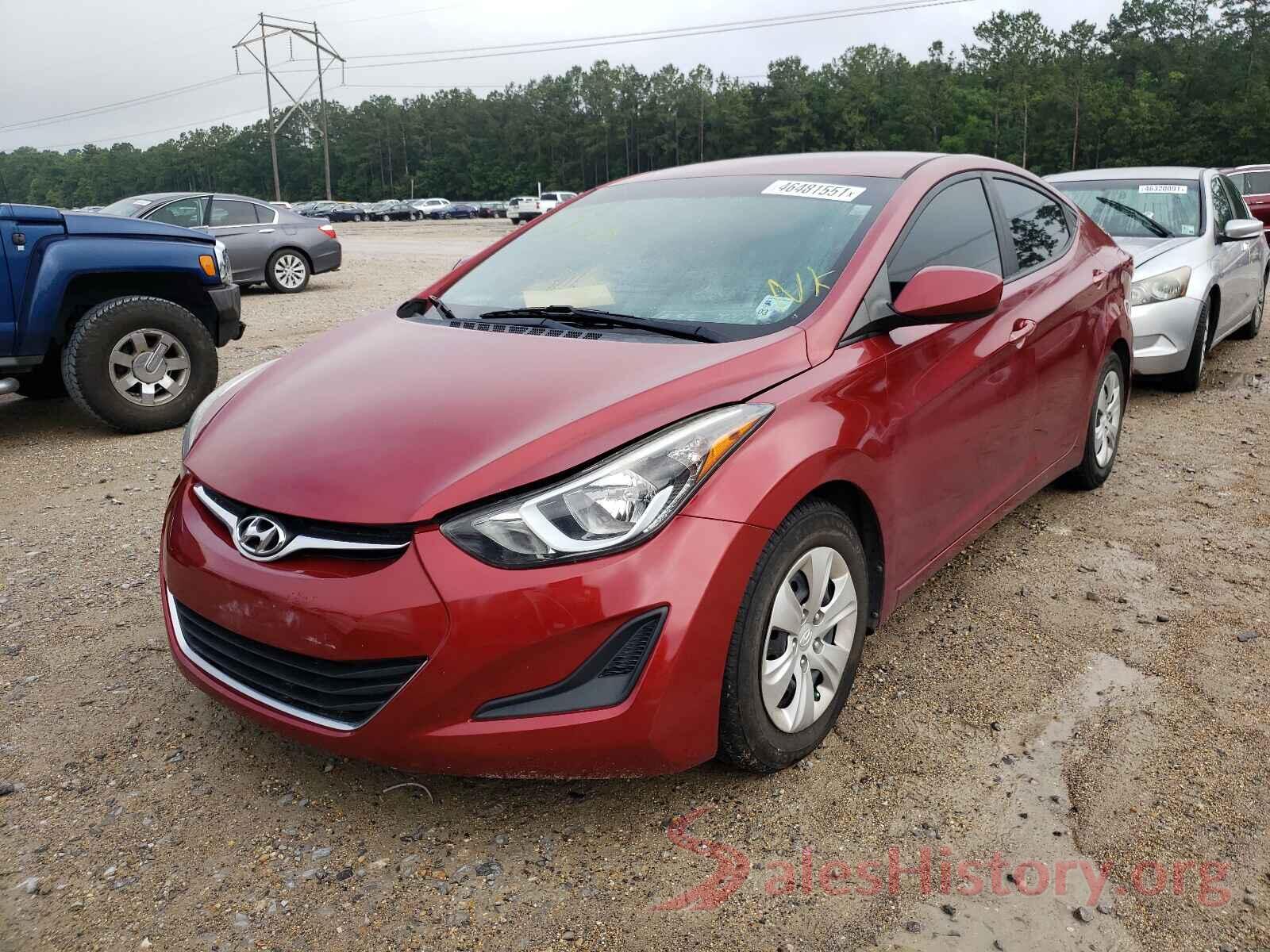 5NPDH4AE2GH774761 2016 HYUNDAI ELANTRA